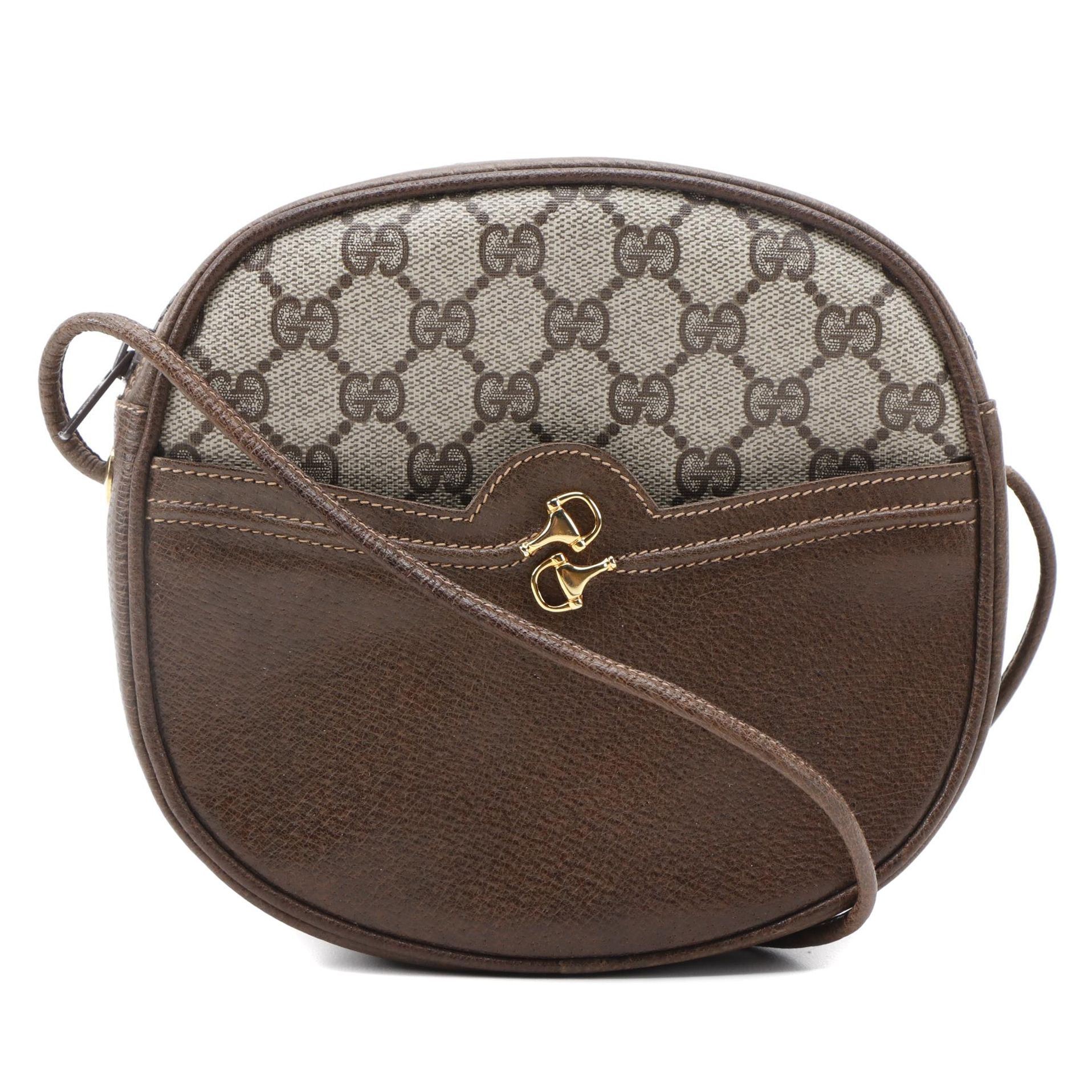 Gucci GG Supreme Horsebit Shoulder Bag