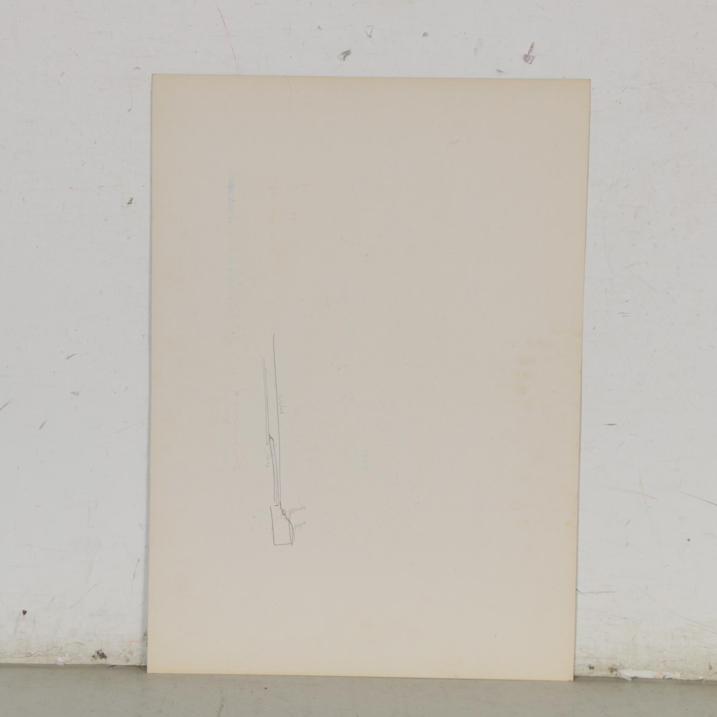 Eduardo Oliva Surrealist Mixed Media Drawing of Surgical Scene