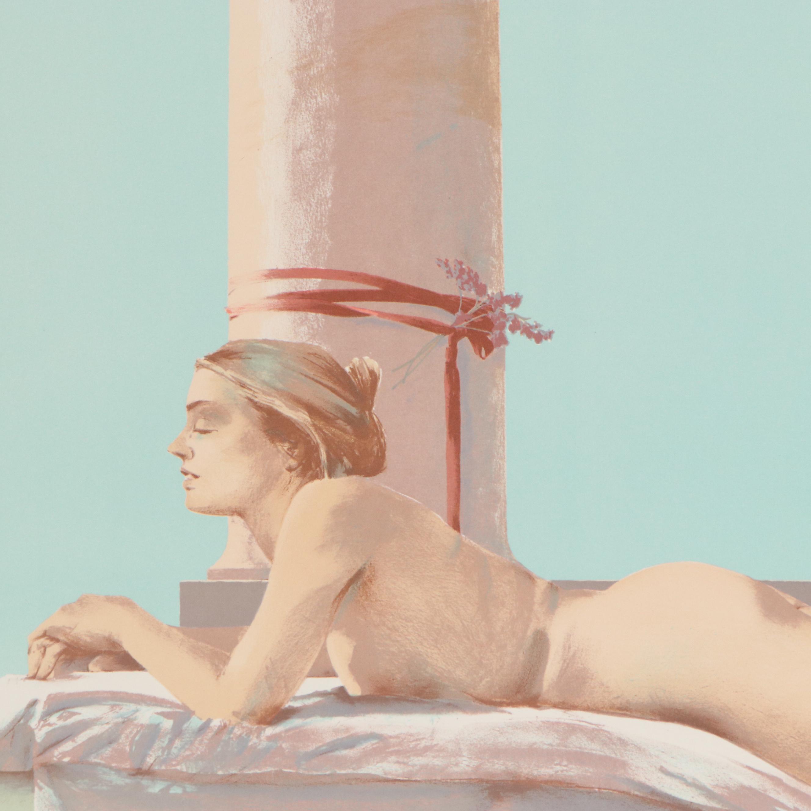 Stan Taft Lithograph "Danae in Argos II," Late 20th Century
