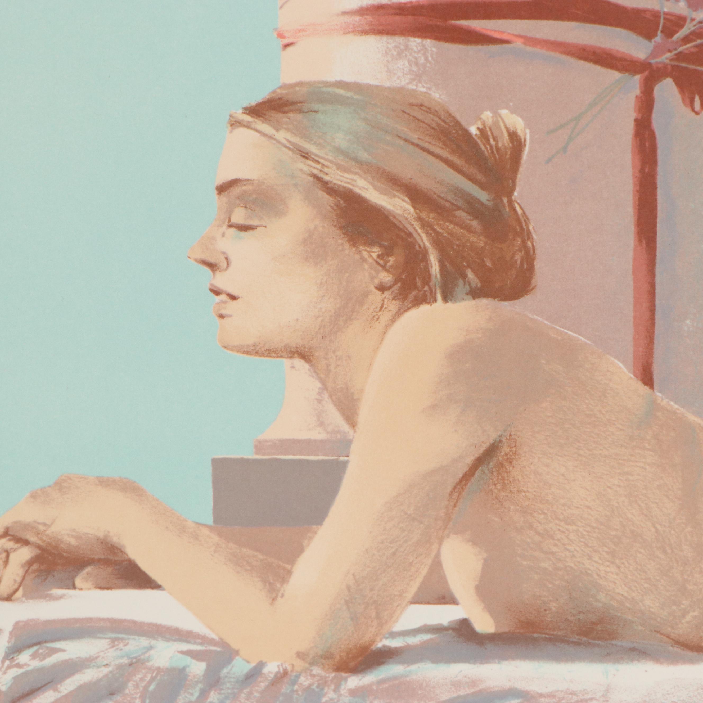 Stan Taft Lithograph "Danae in Argos II," Late 20th Century