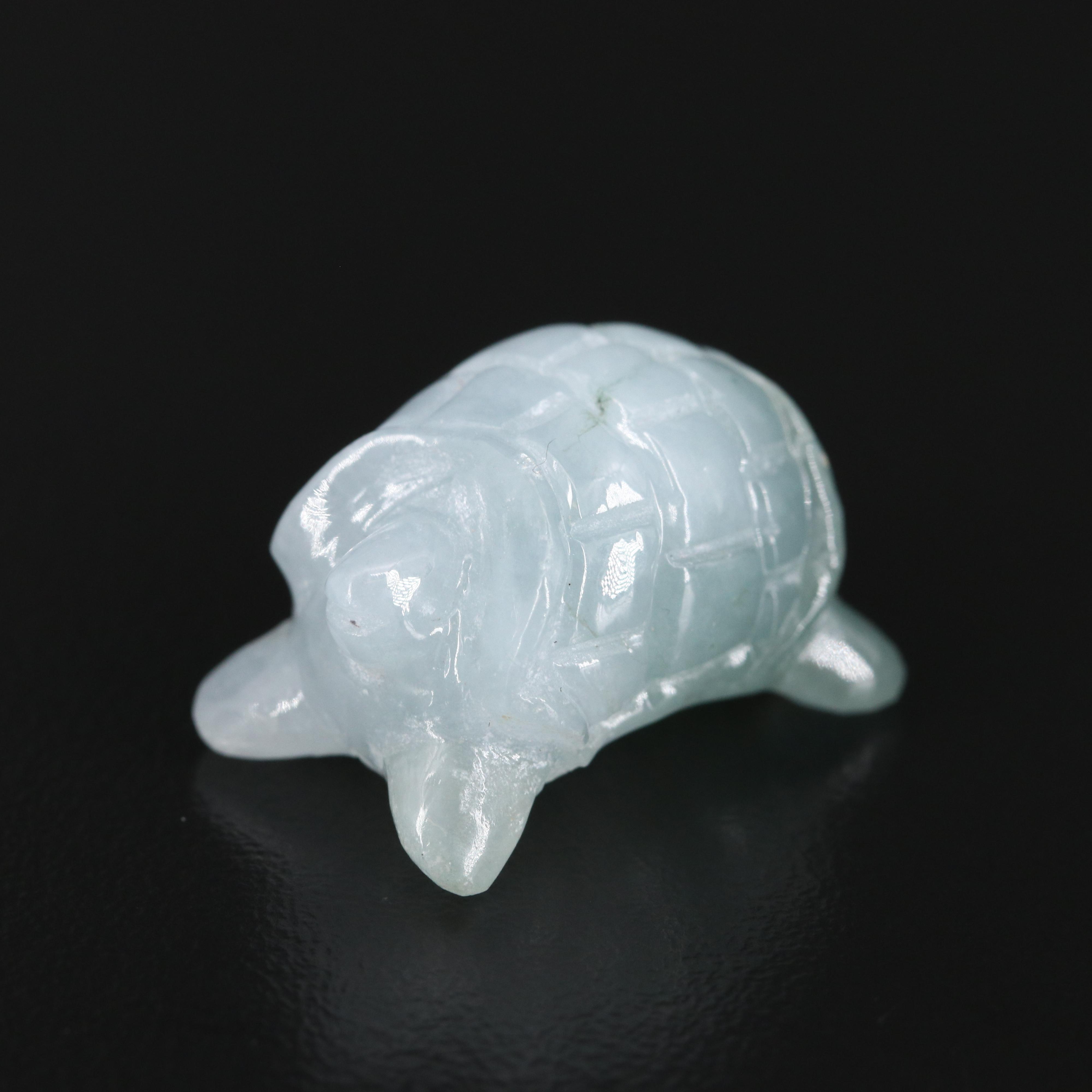 Loose Carved Jadeite Turtles