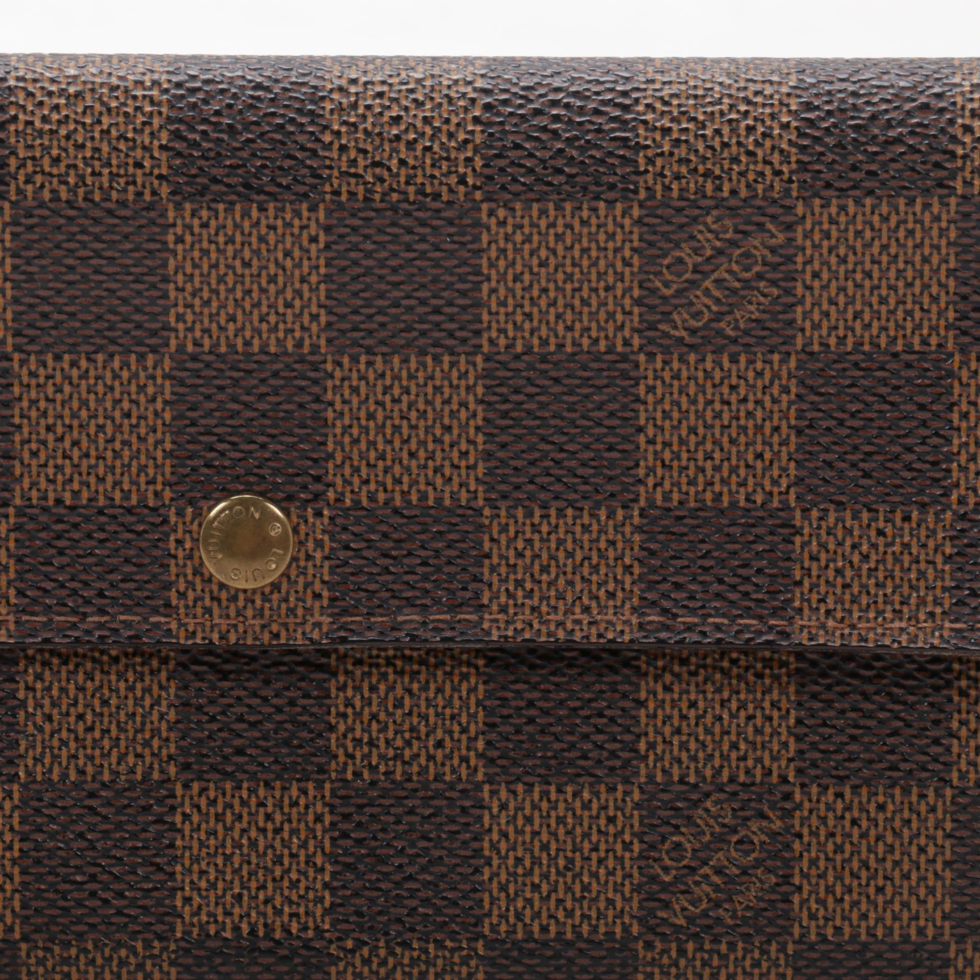 Louis Vuitton Pochette Porte-Monnaie Credit in Damier Ebene Canvas