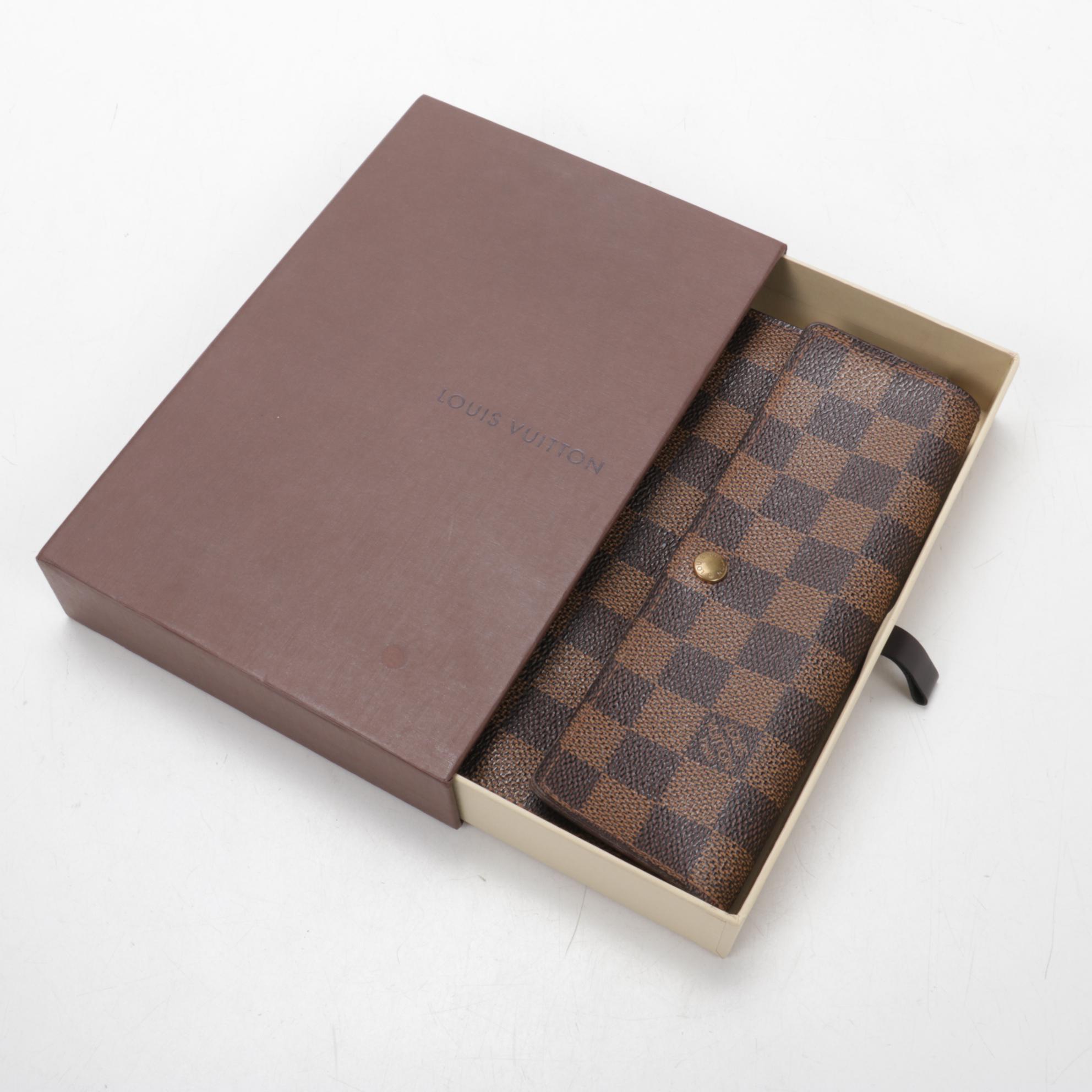 Louis Vuitton Pochette Porte-Monnaie Credit in Damier Ebene Canvas