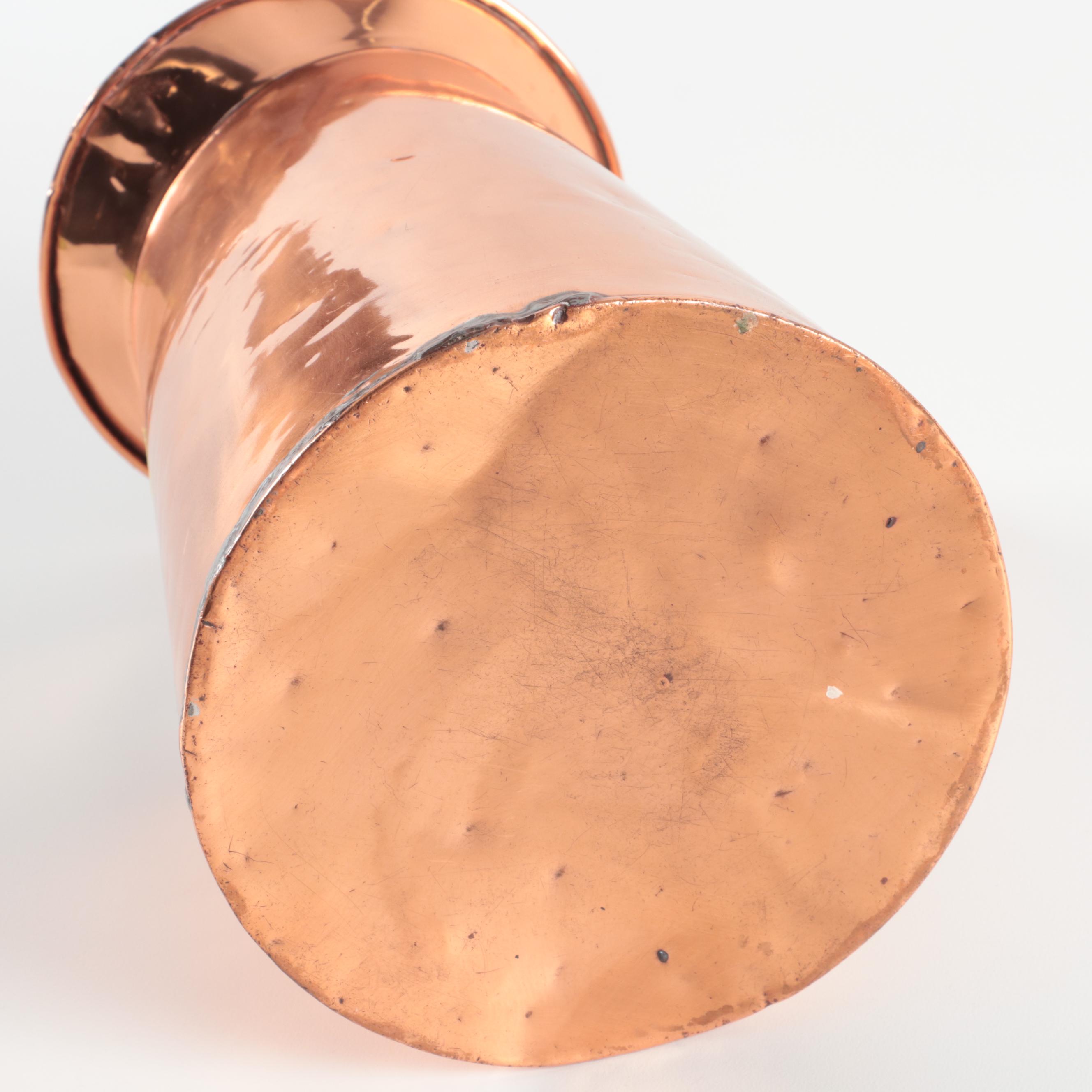 Graduated Copper Liquid Measures, Late 19th Century