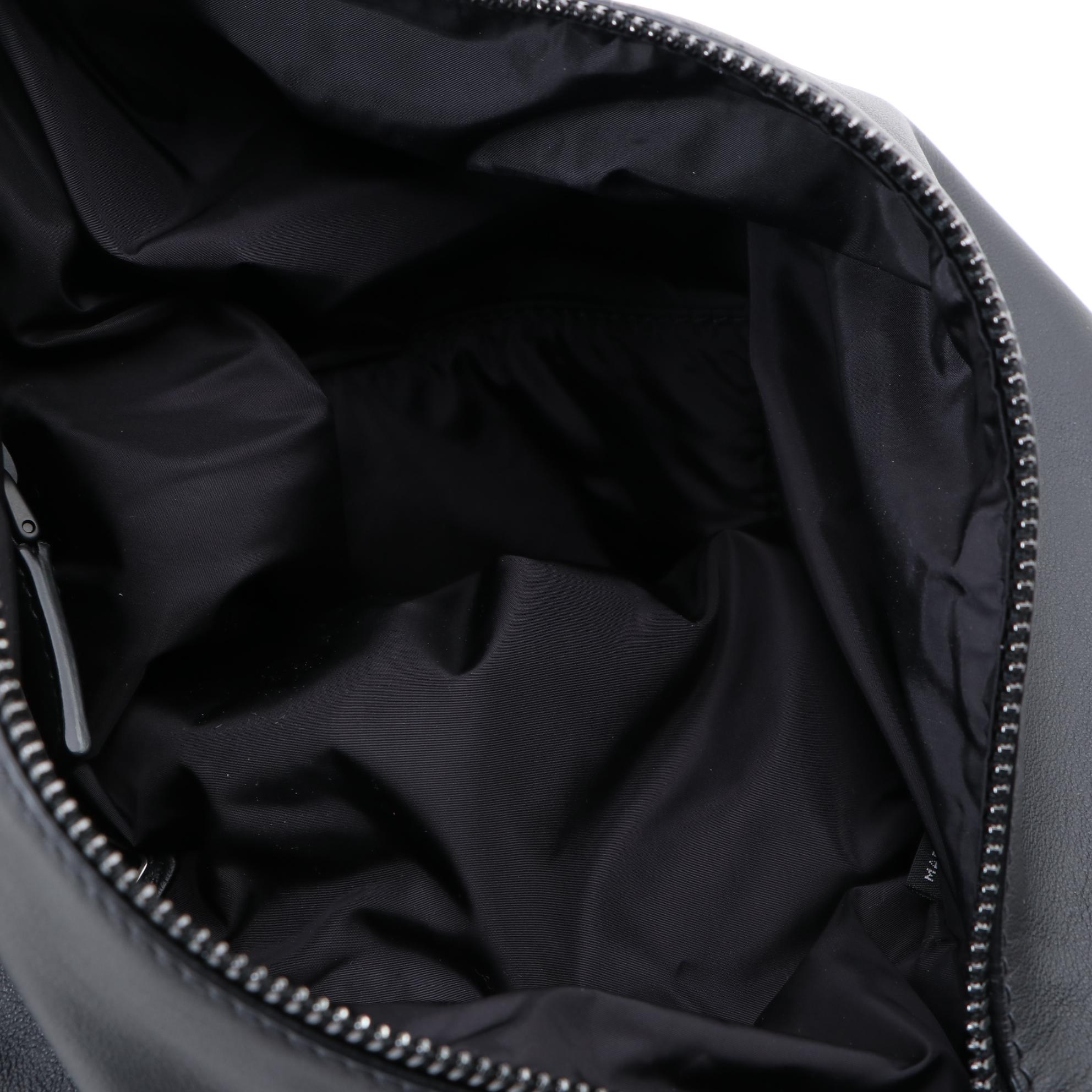 Prada Concept Calfskin Black Leather Hobo Bag
