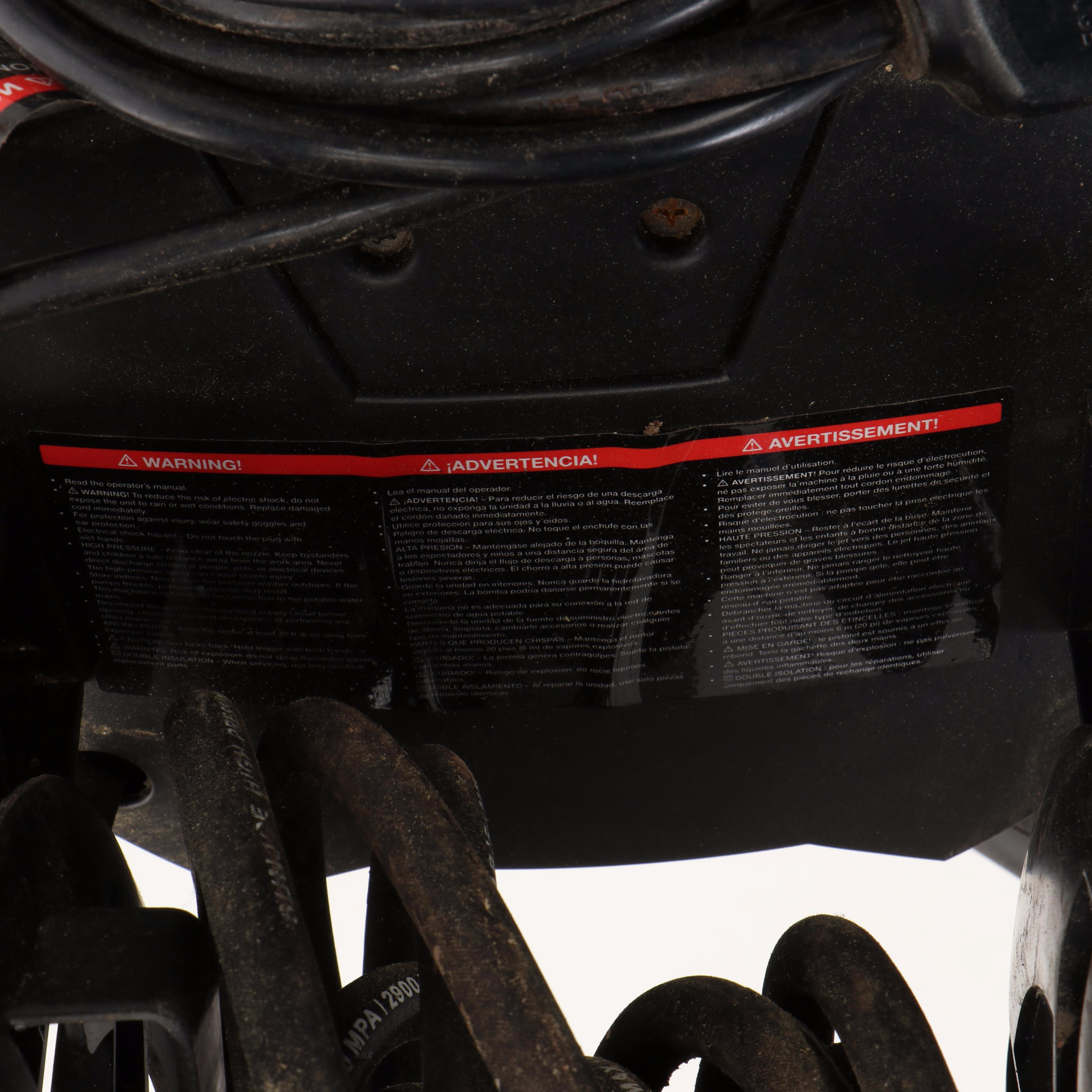 Sunjoe Pressure Washer SPX3001