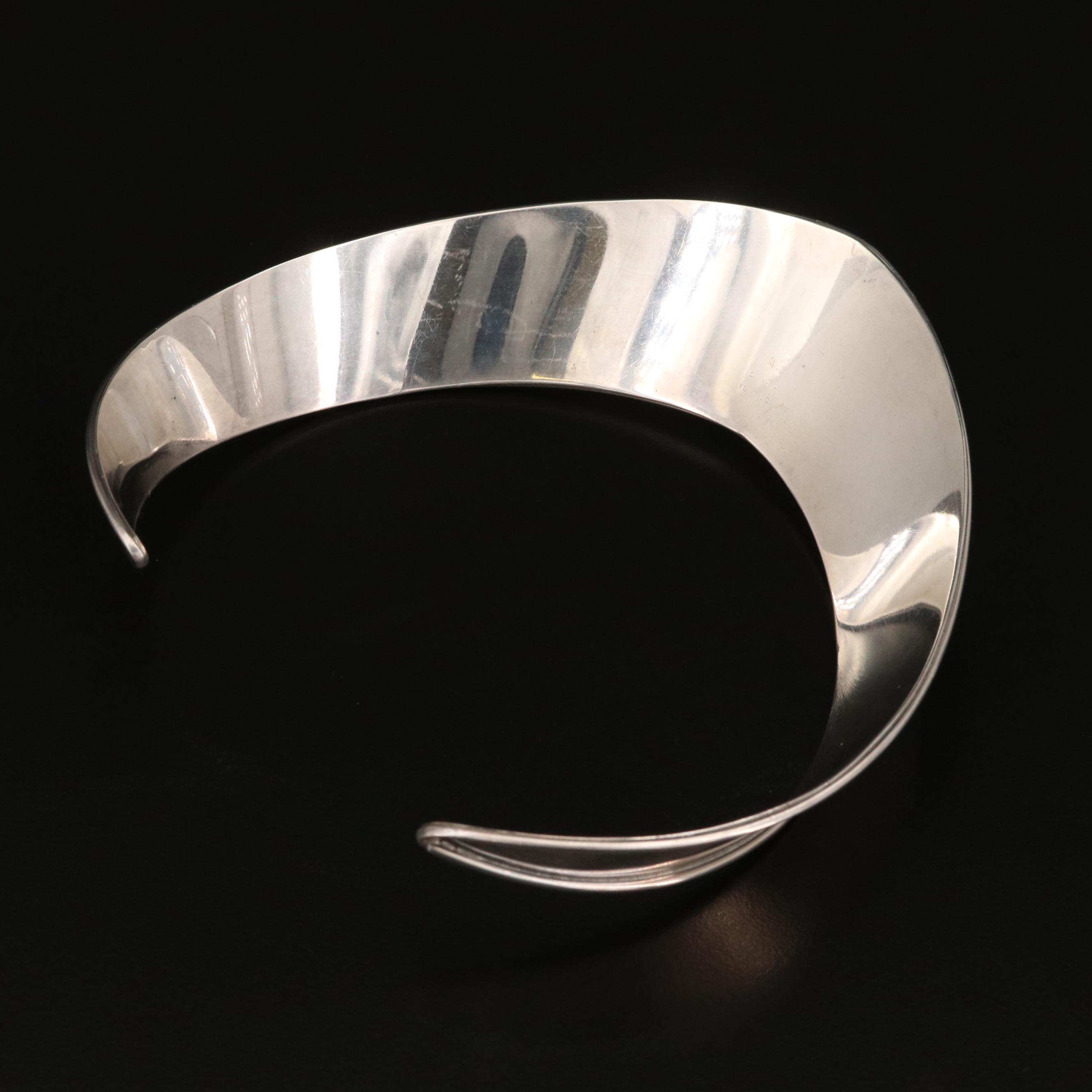 Vintage Celia Sebiri Sterling Silver Collar Necklace