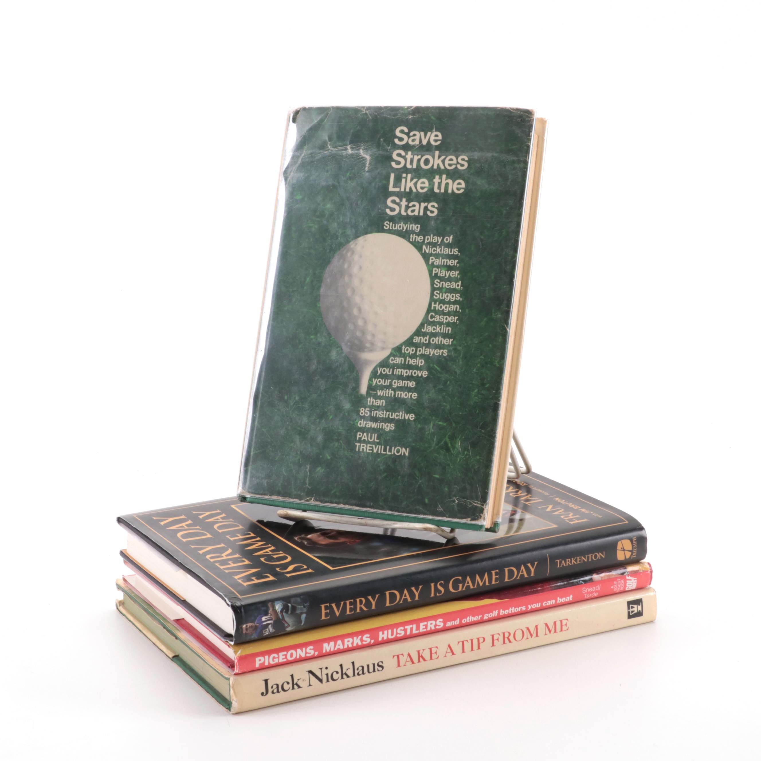 Signed "Every Day is Game Day" and More Golf and Football Books