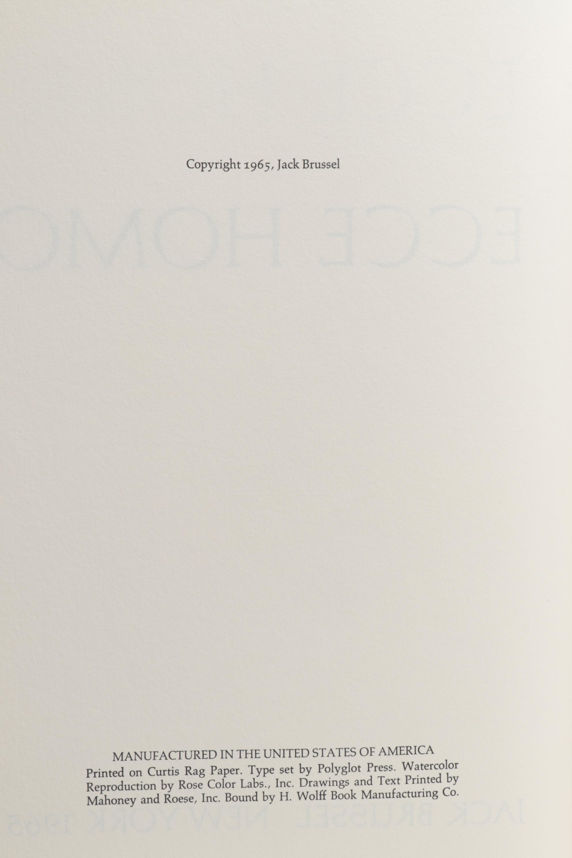 George Grosz "Ecce Homo" Limited Edition, 1965