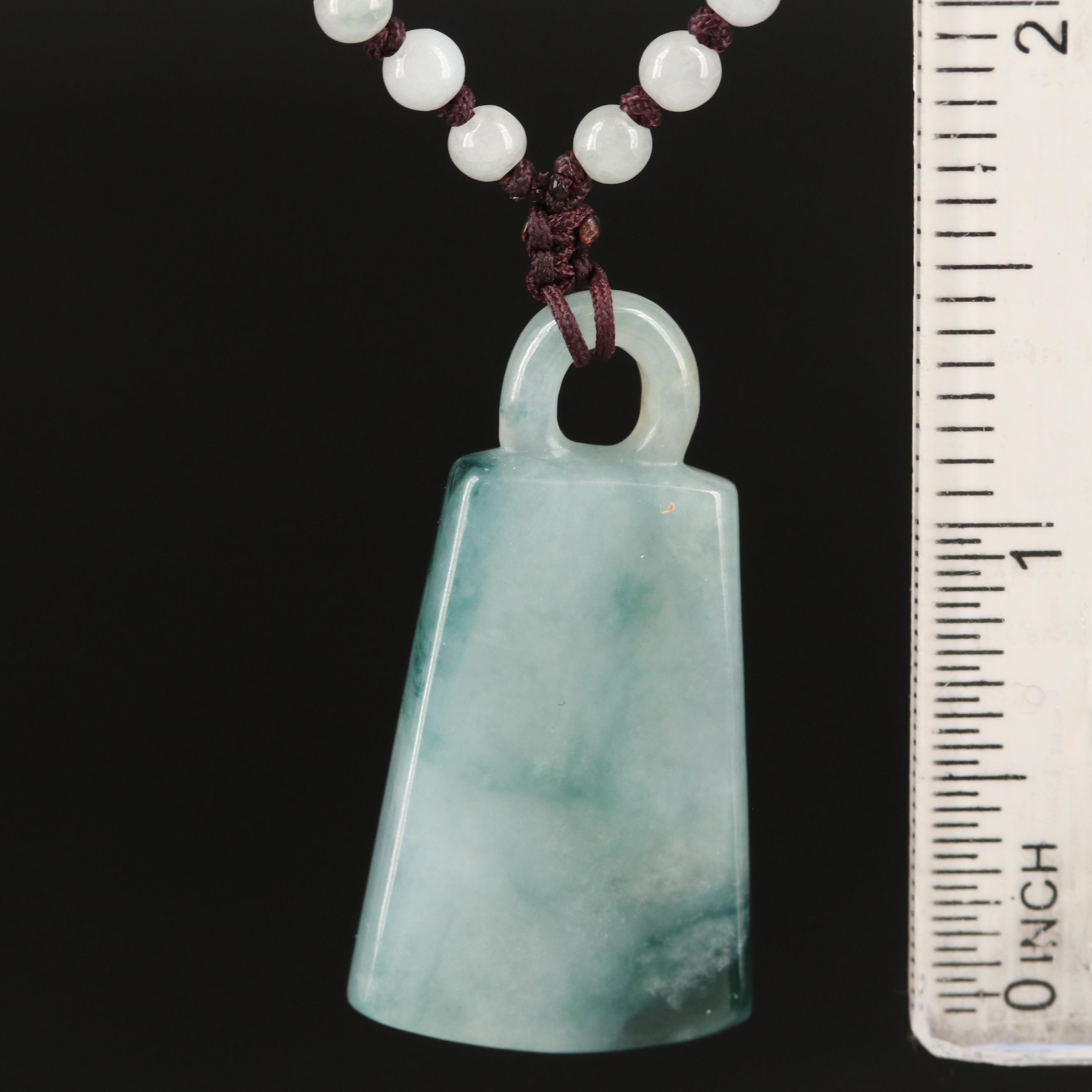 Knotted Jadeite Necklace