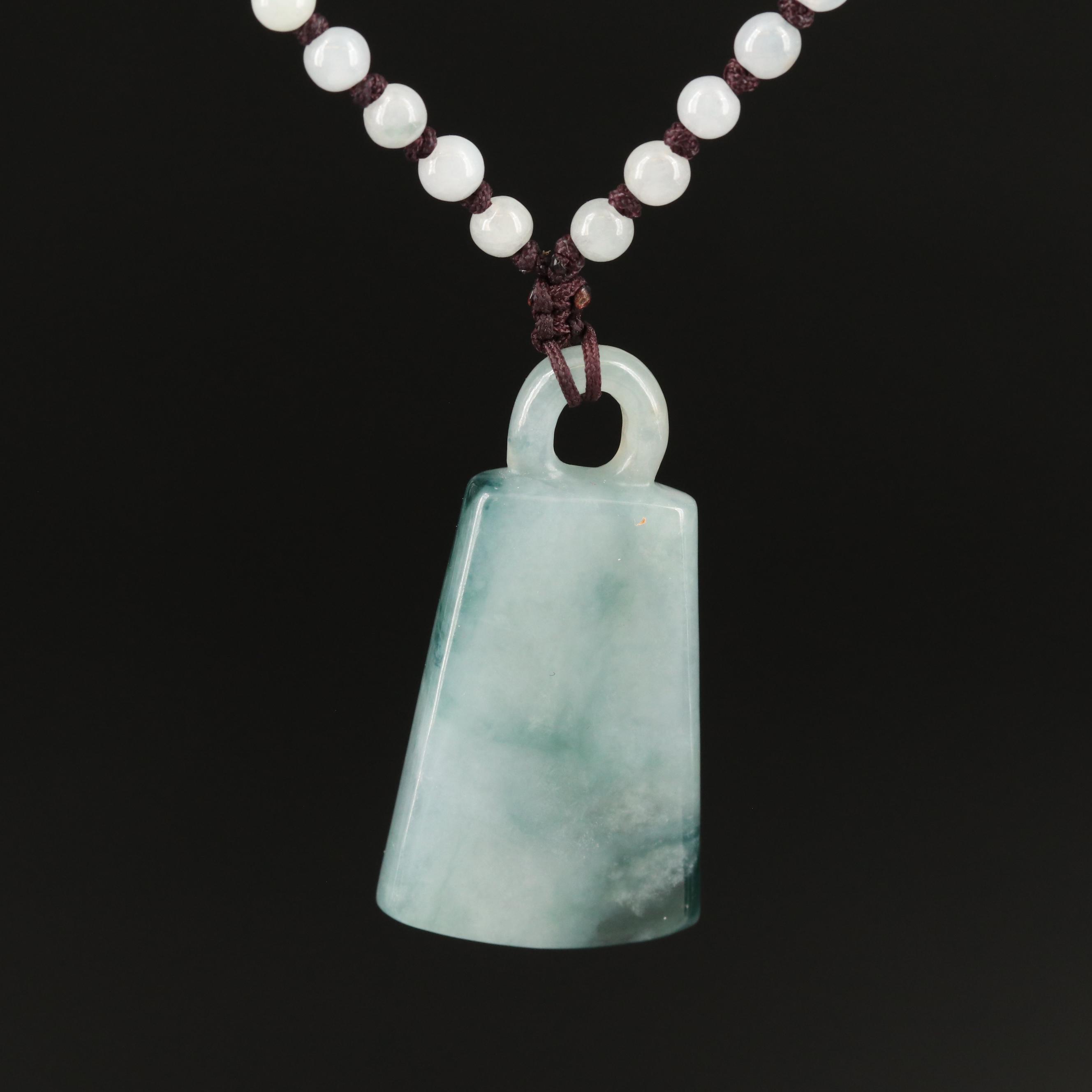 Knotted Jadeite Necklace