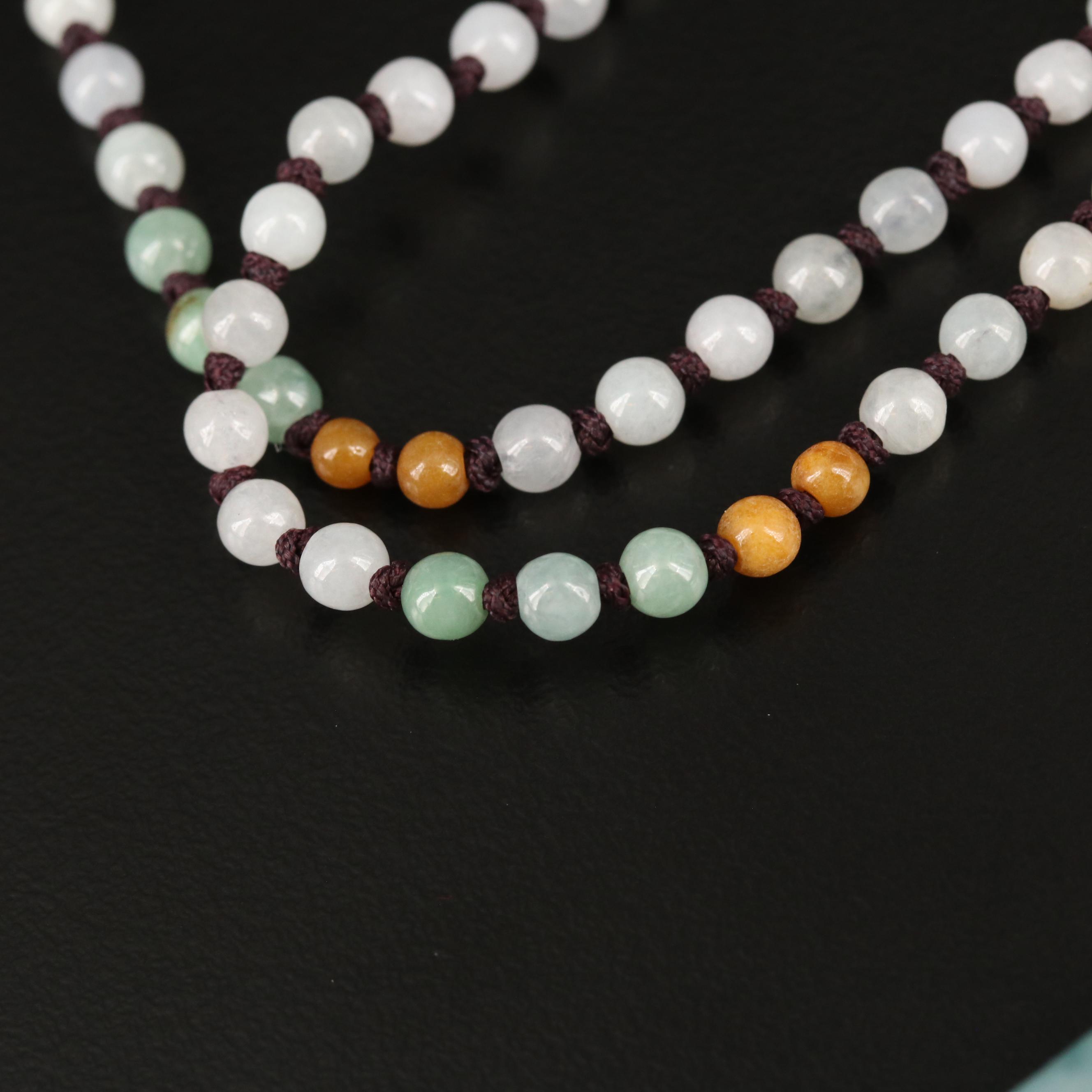 Knotted Jadeite Necklace