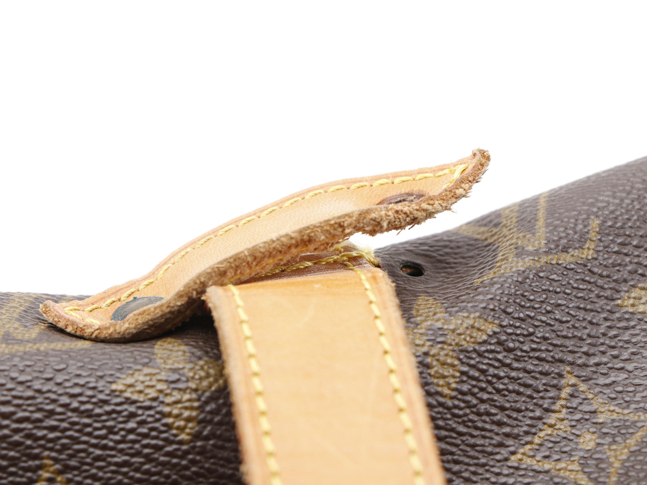 Louis Vuitton Saumur 35 Messenger Bag in Monogram Canvas and Vachetta Leather