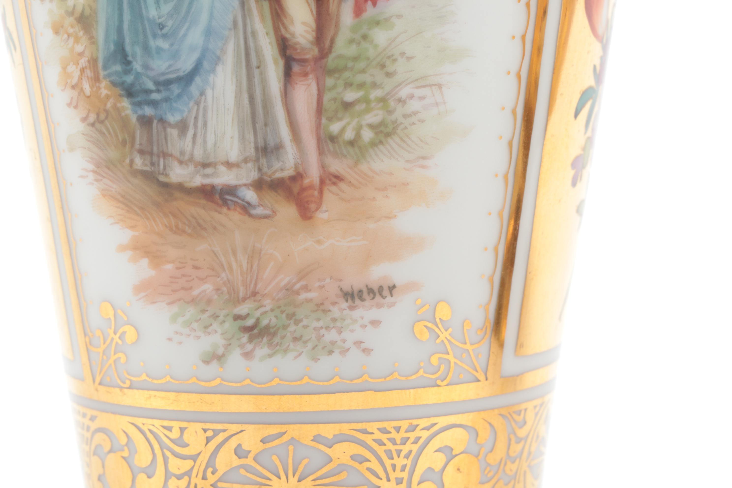 Carl Thieme Postchapple Urn and Other Continental Porcelain, Antique