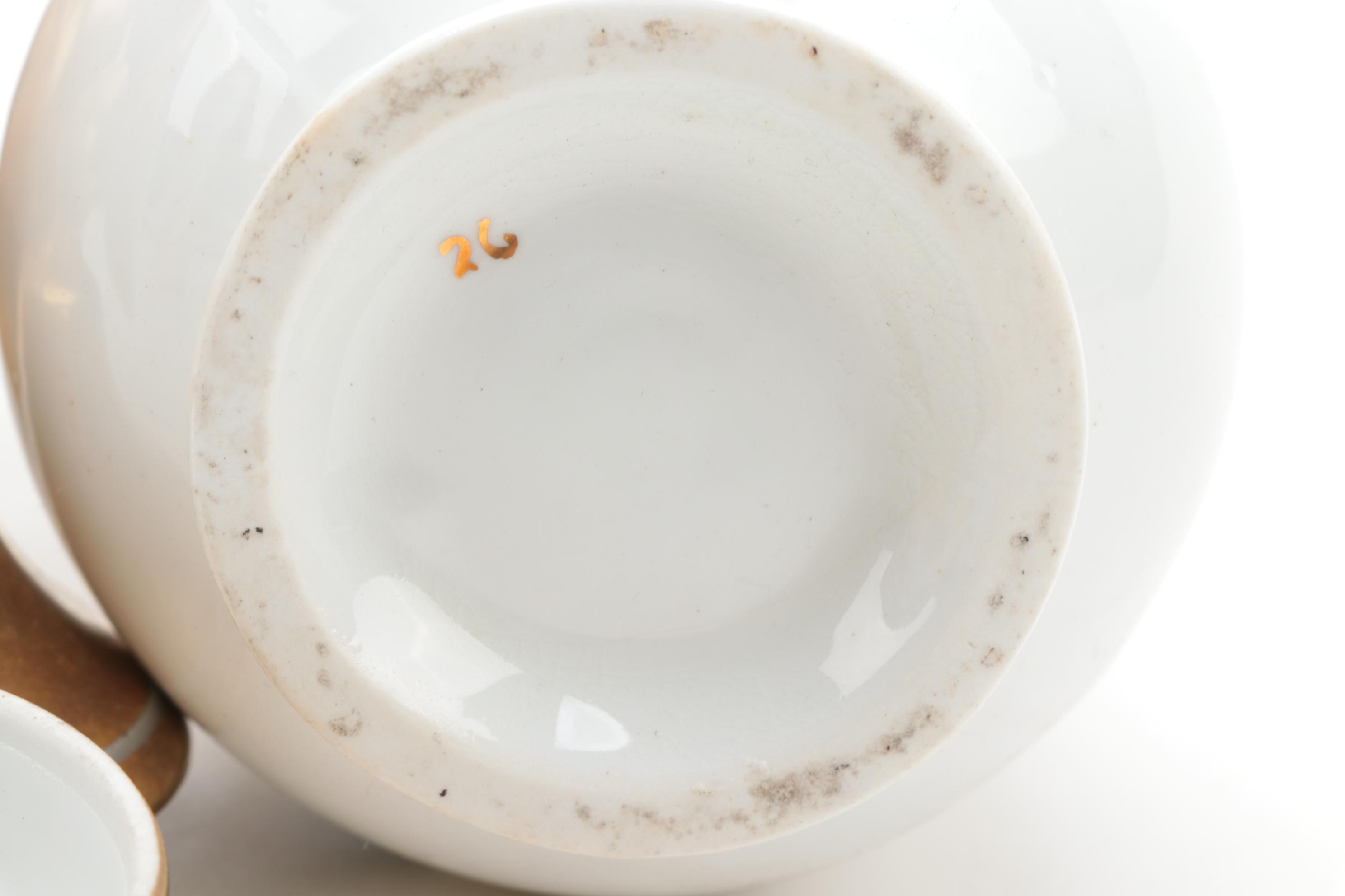 Carl Thieme Postchapple Urn and Other Continental Porcelain, Antique