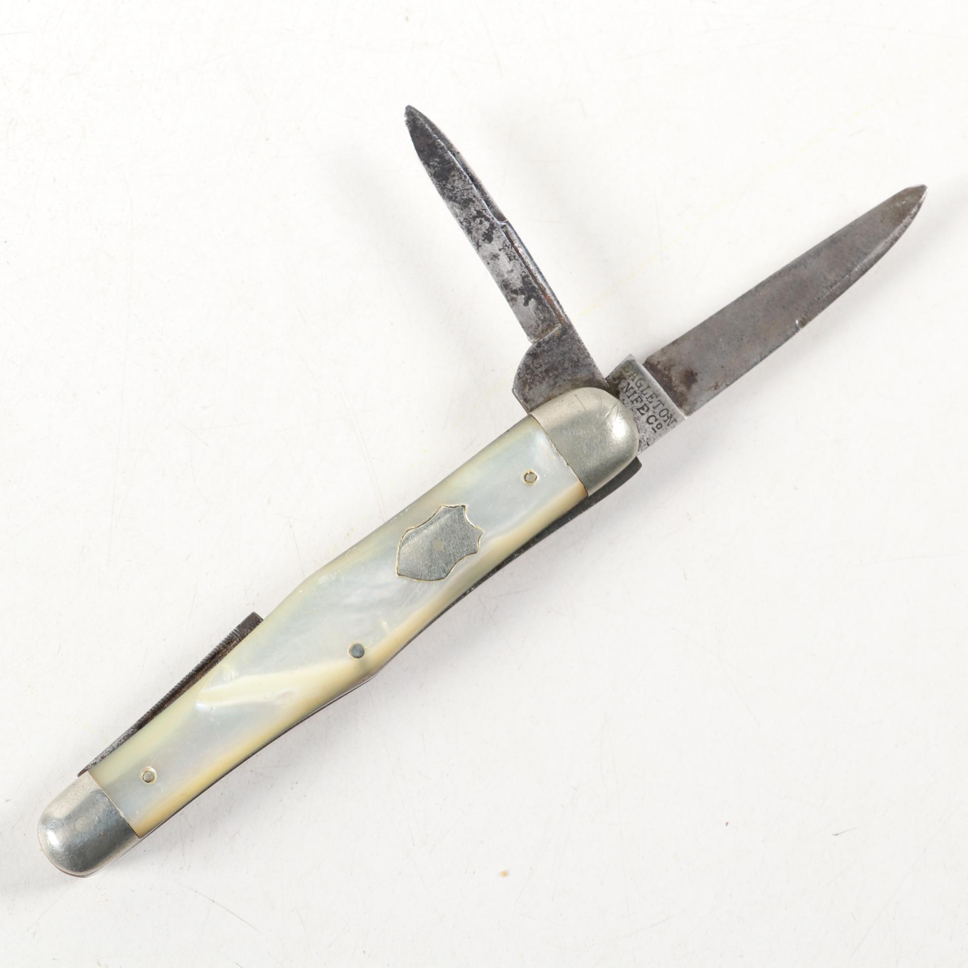 Lockwood Brothers and Eagleton of Sheffield Folding Knives, Mid-20th Century