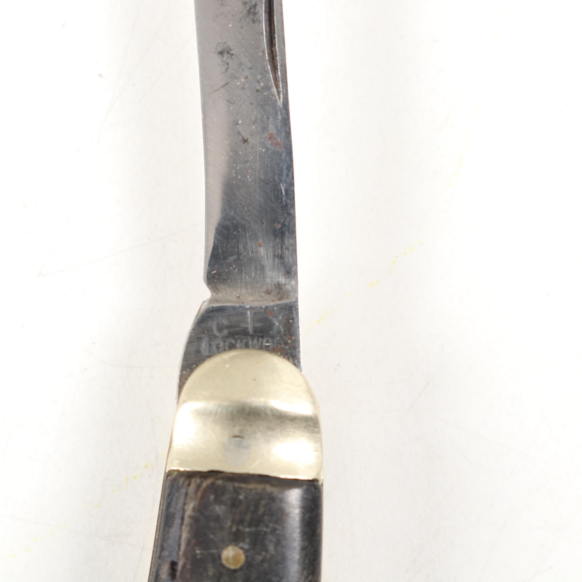 Lockwood Brothers and Eagleton of Sheffield Folding Knives, Mid-20th Century