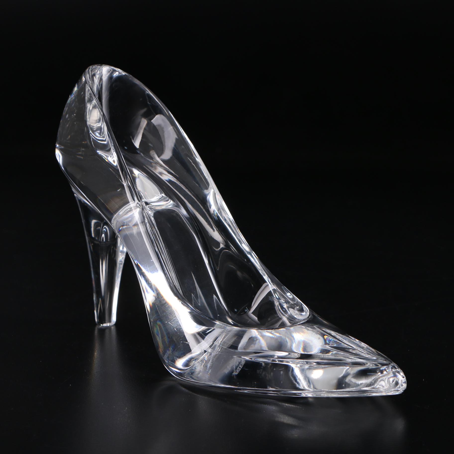 Marquis by Waterford Cut Glass High Heel Shoe Figurine