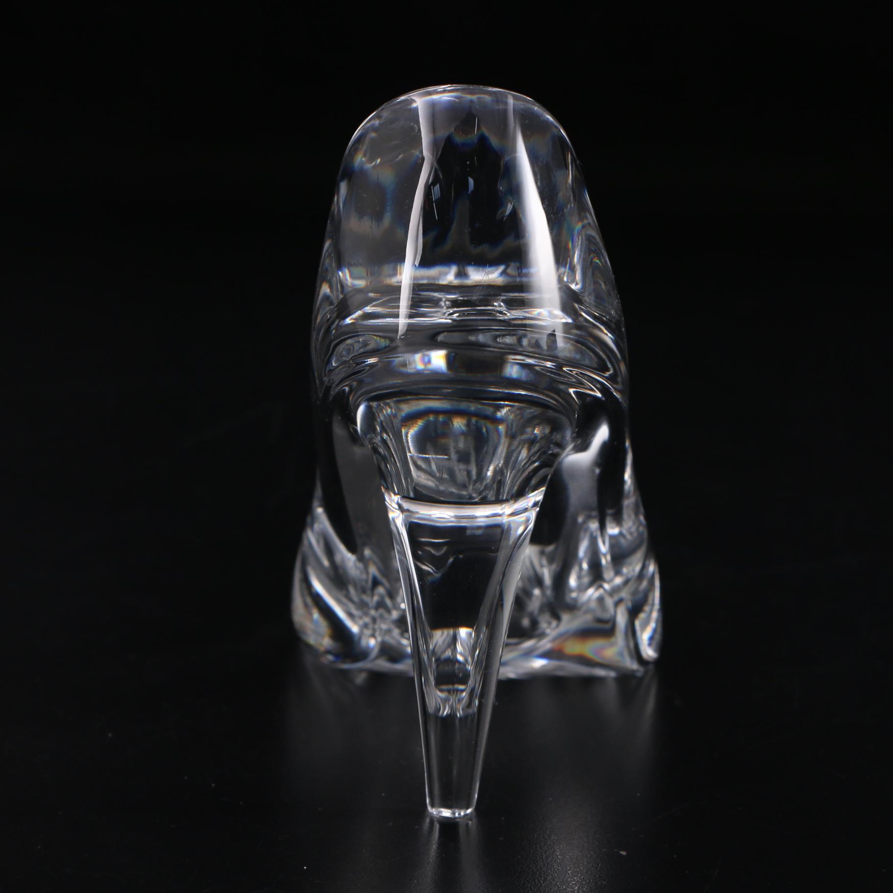 Marquis by Waterford Cut Glass High Heel Shoe Figurine