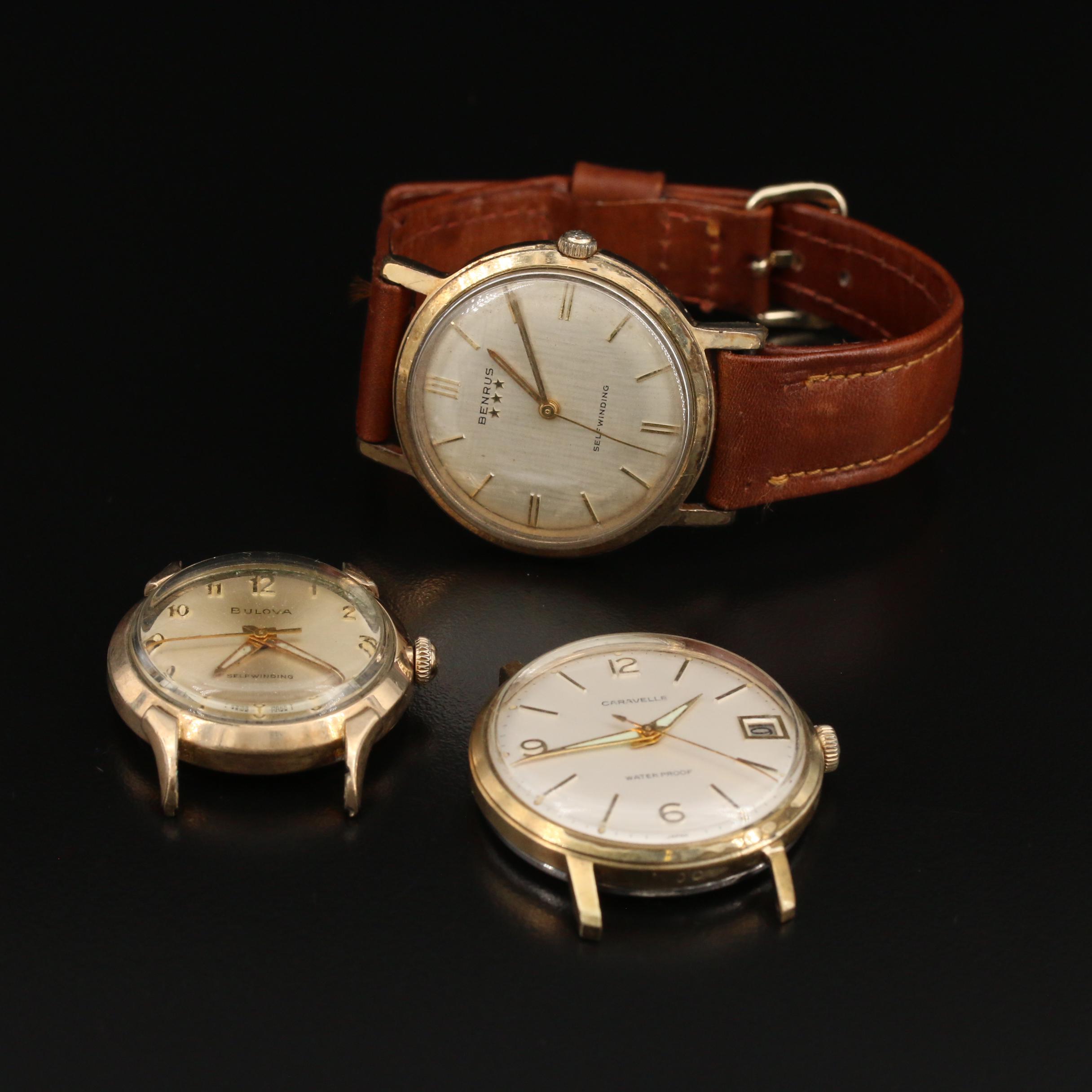 Vintage Gold Tone Mechanical Watches