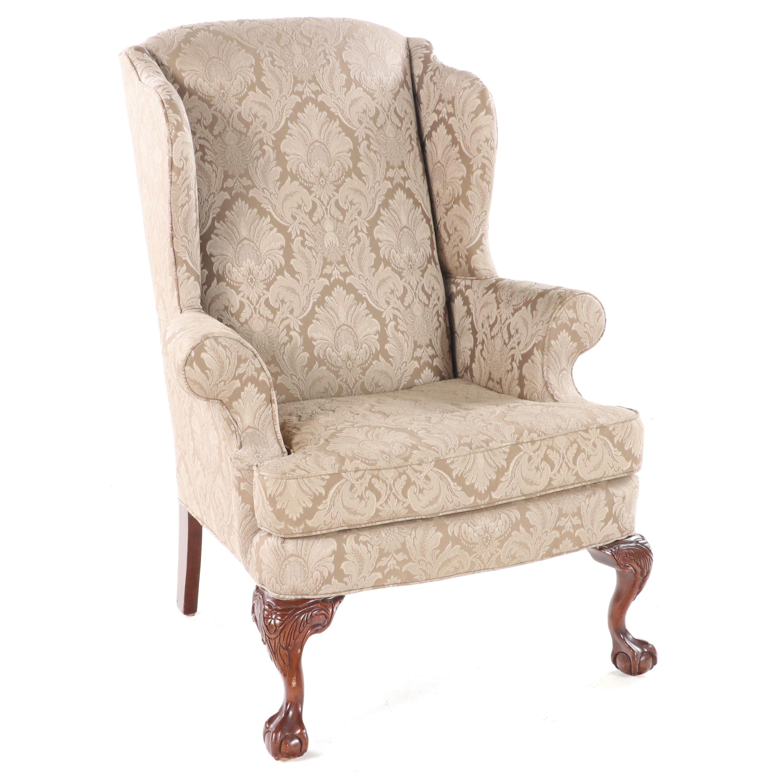 Fairfield Chippendale Style Wingback Armchair