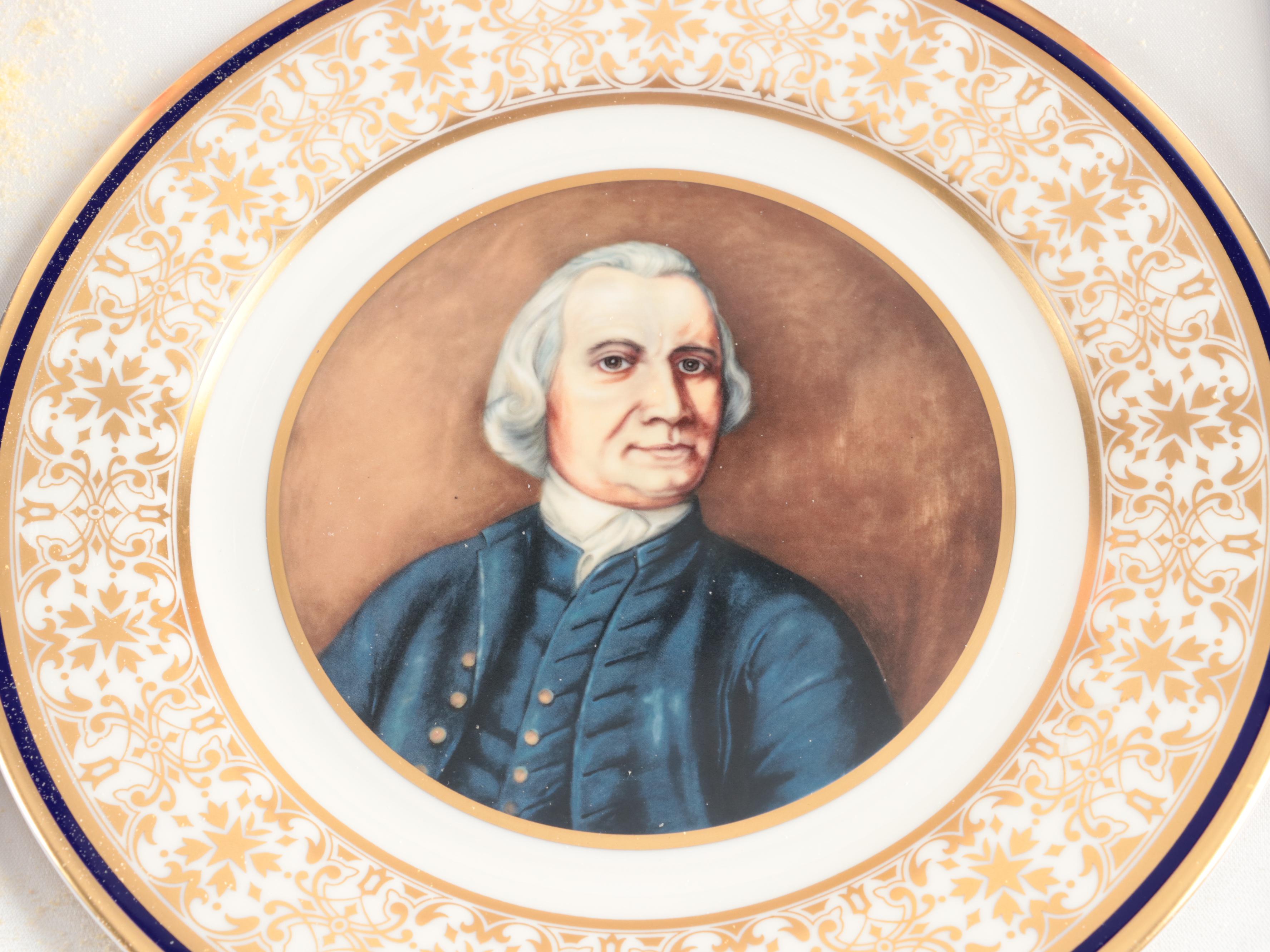 U.S. Bicentennial Society "Patriot Series 1974" Collectors Plates