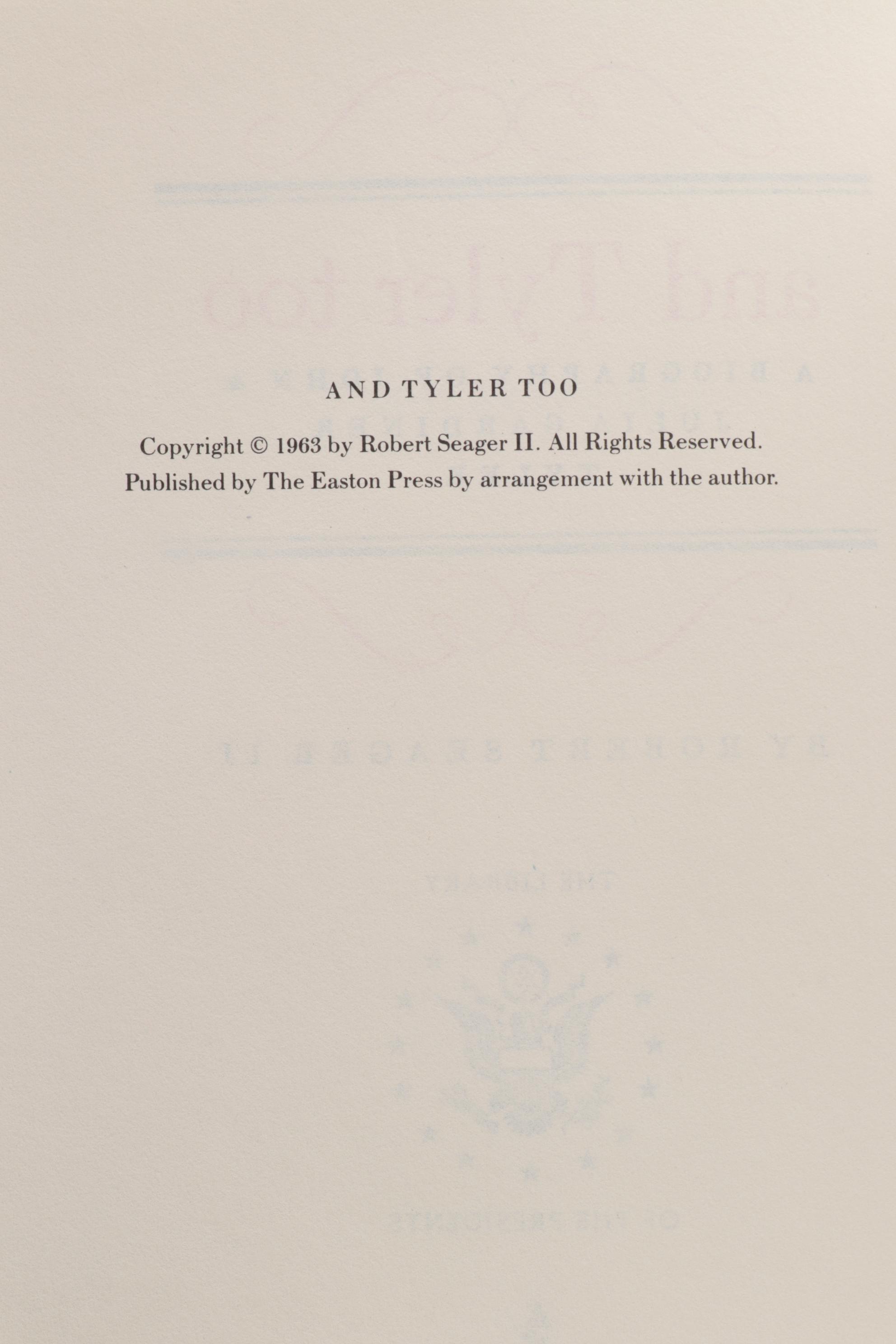 "The Patient has the Floor" Signed First Edition and More Leather Bound Books