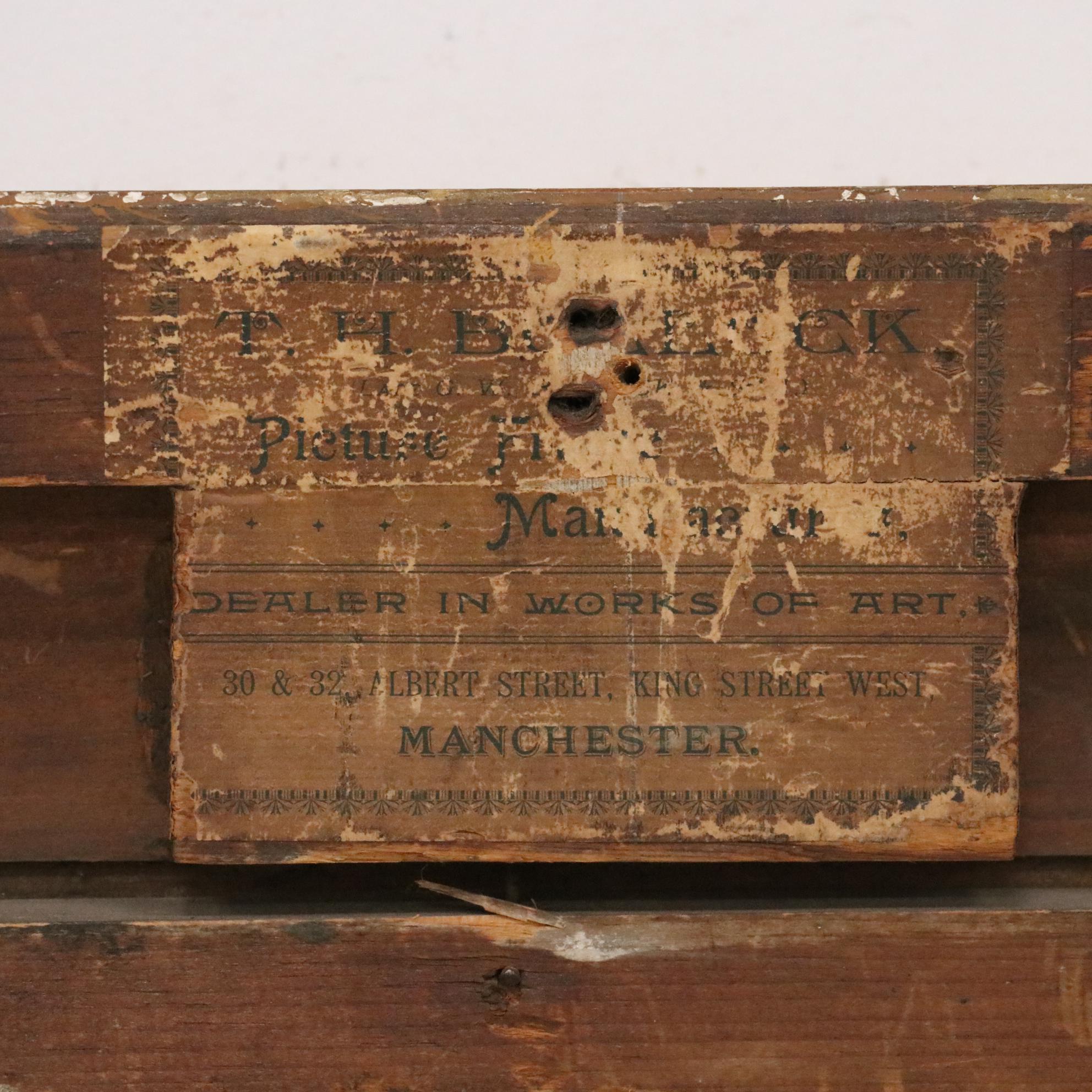 Richard Gay Somerset Landscape Oil Painting, Late 19th Century