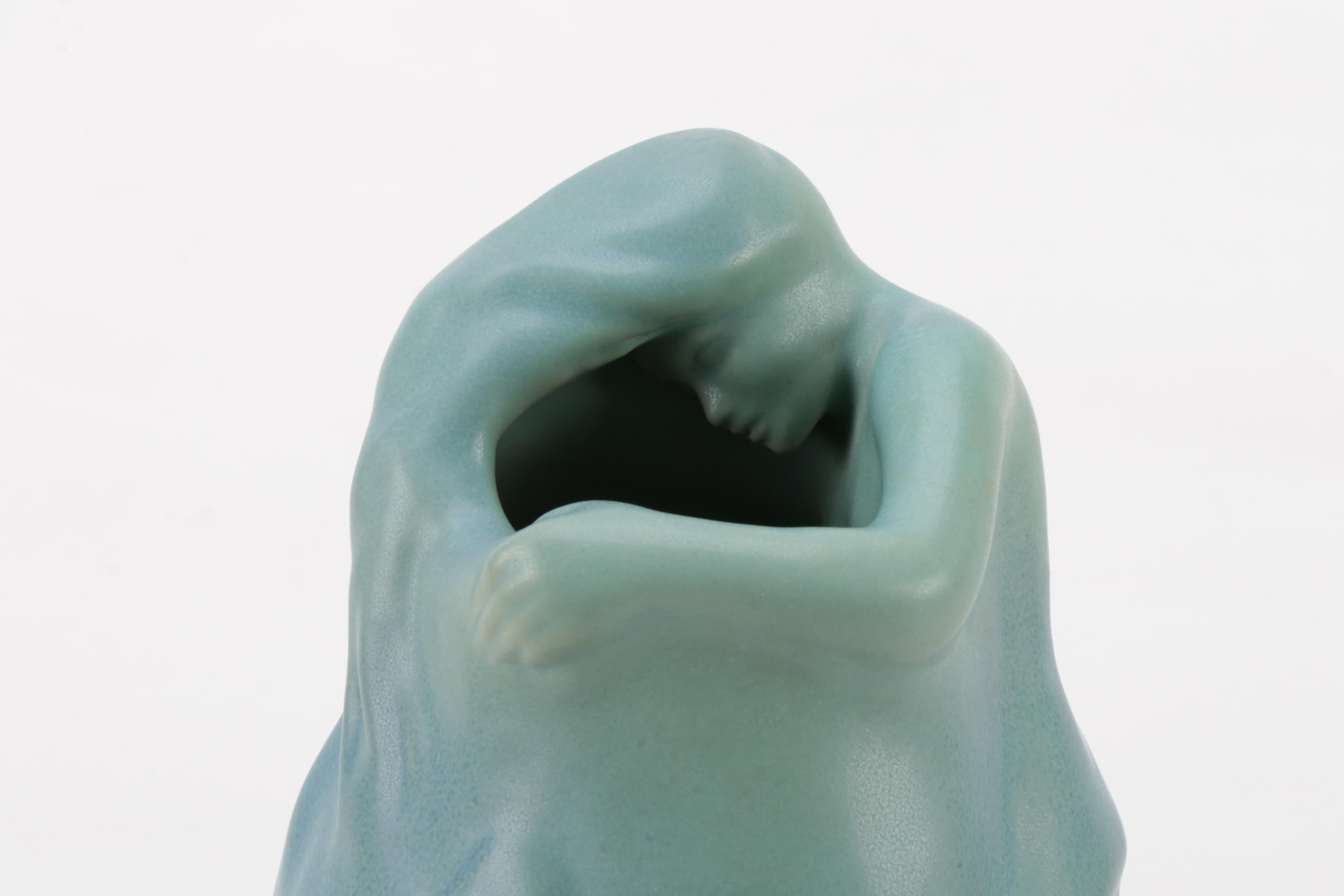 Dorothy Ruff for Van Briggle Pottery "Lorelei" Figural Vase, 20th Century