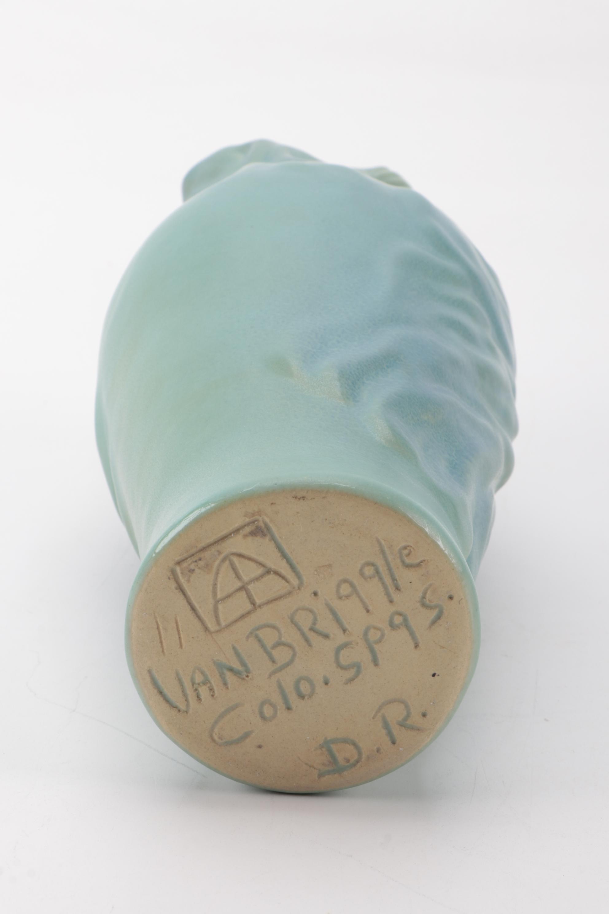 Dorothy Ruff for Van Briggle Pottery "Lorelei" Figural Vase, 20th Century