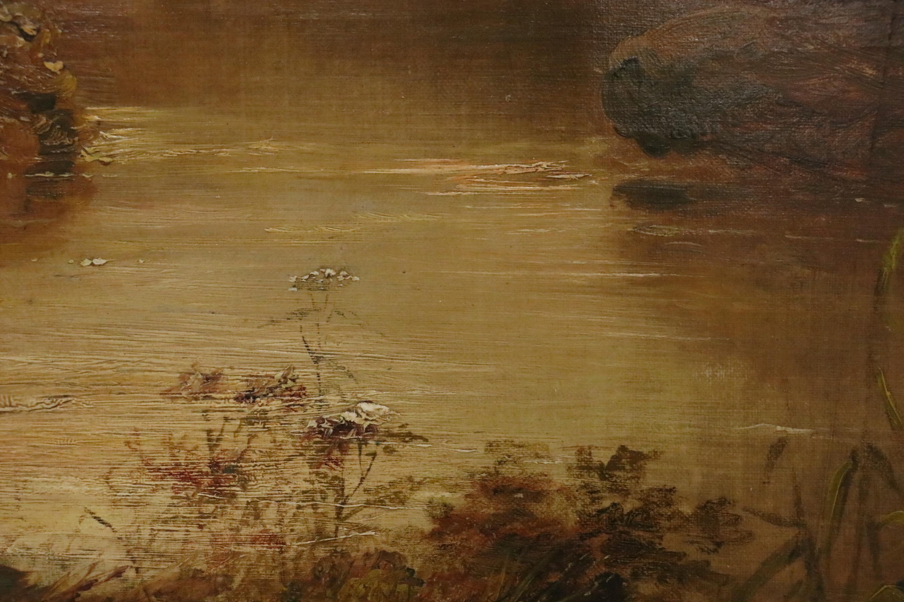 Landscape Oil Painting Attributed to John Joseph Barker