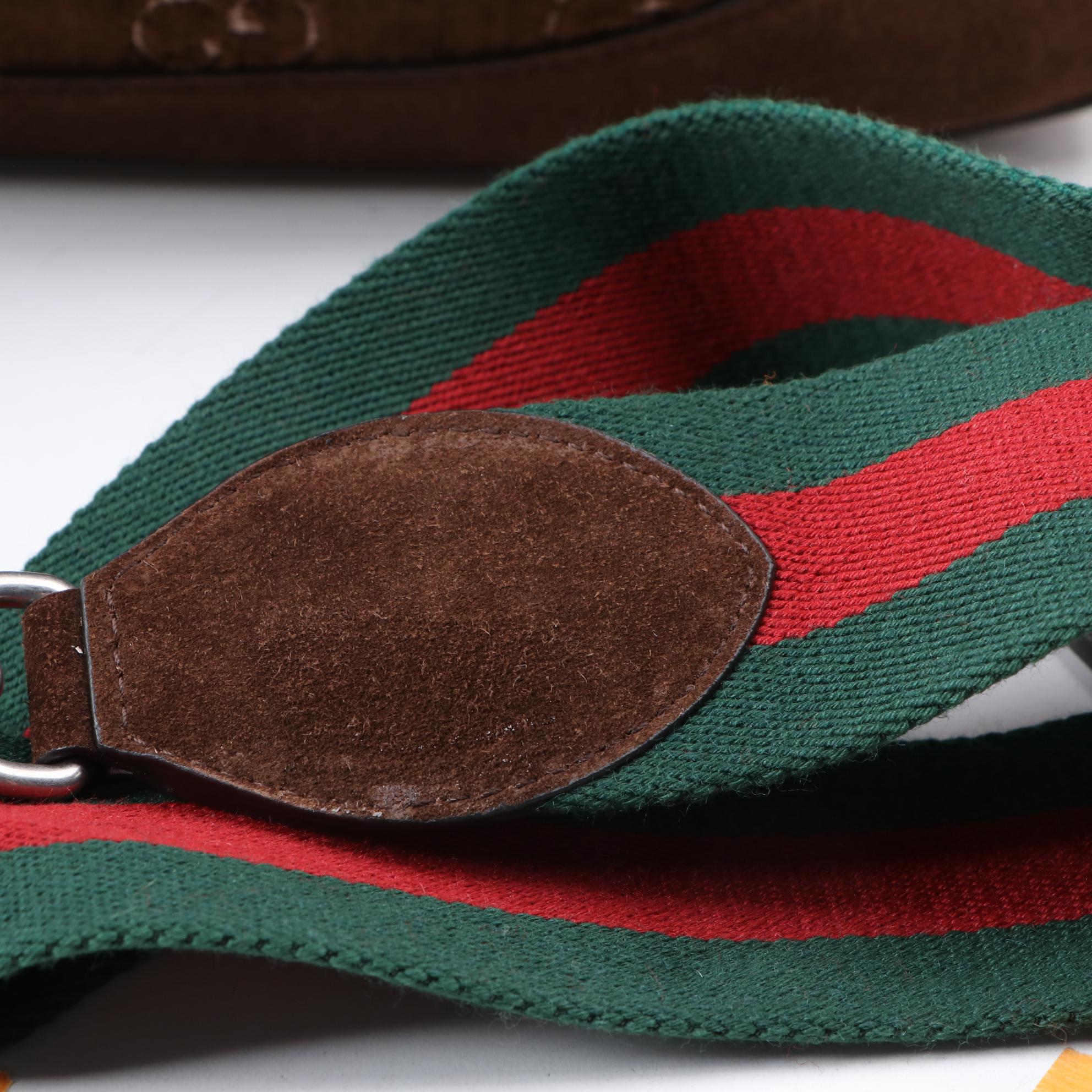 Gucci Small Dionysus Hobo bag in Brown GG Velvet and Suede