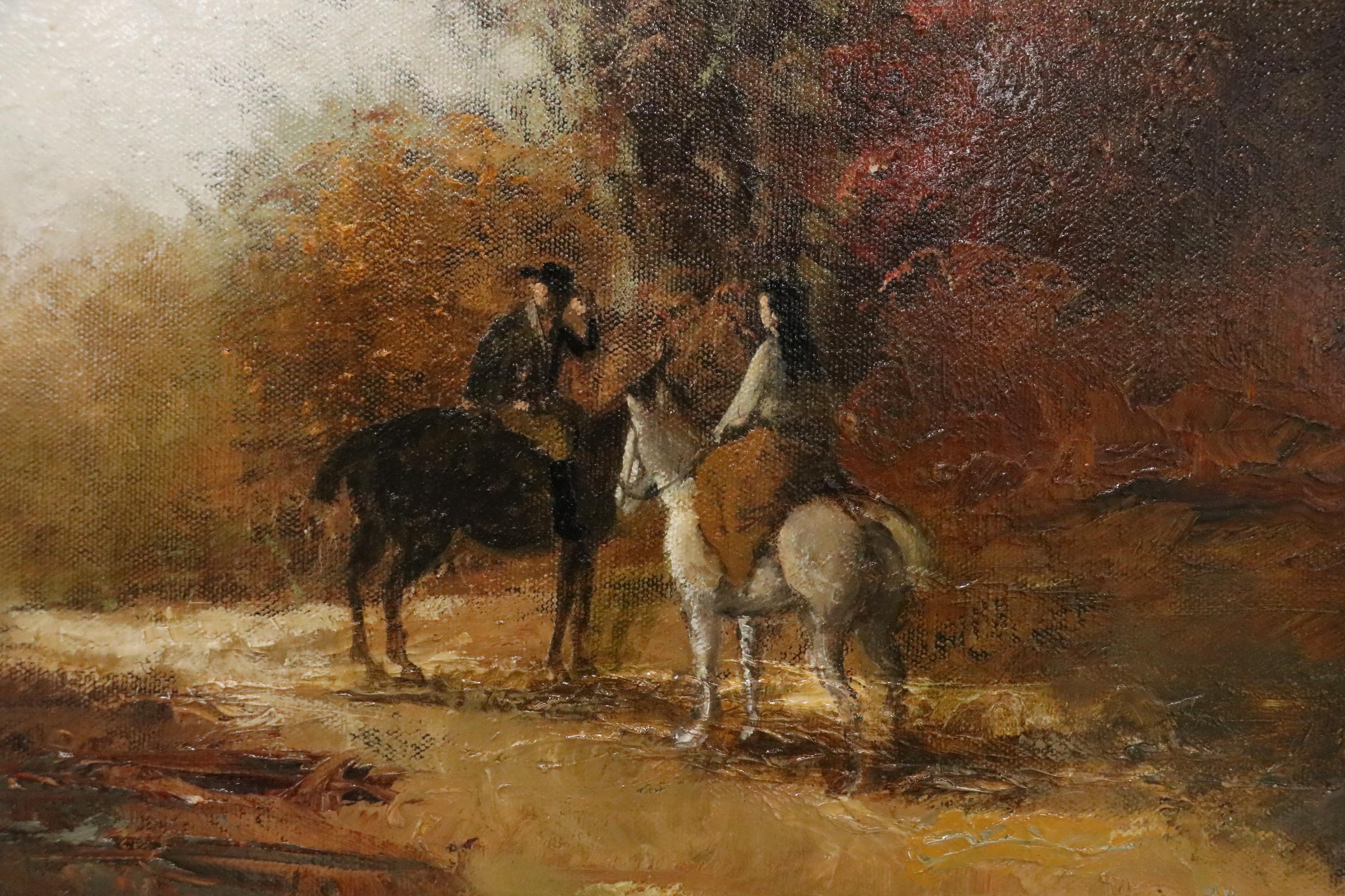 Richard Neubauer Oil Painting "Crossing Paths," 2006