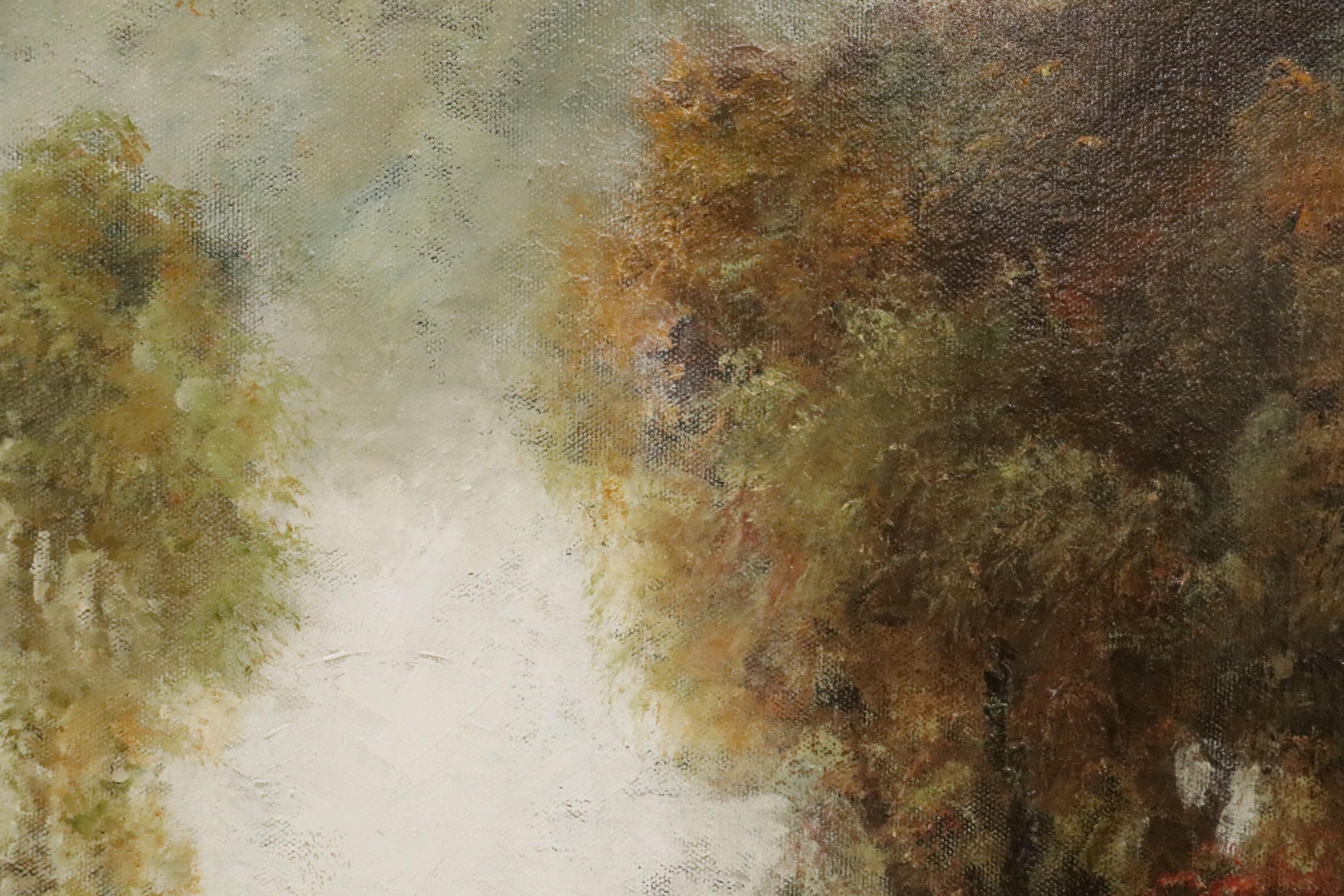 Richard Neubauer Oil Painting "Crossing Paths," 2006