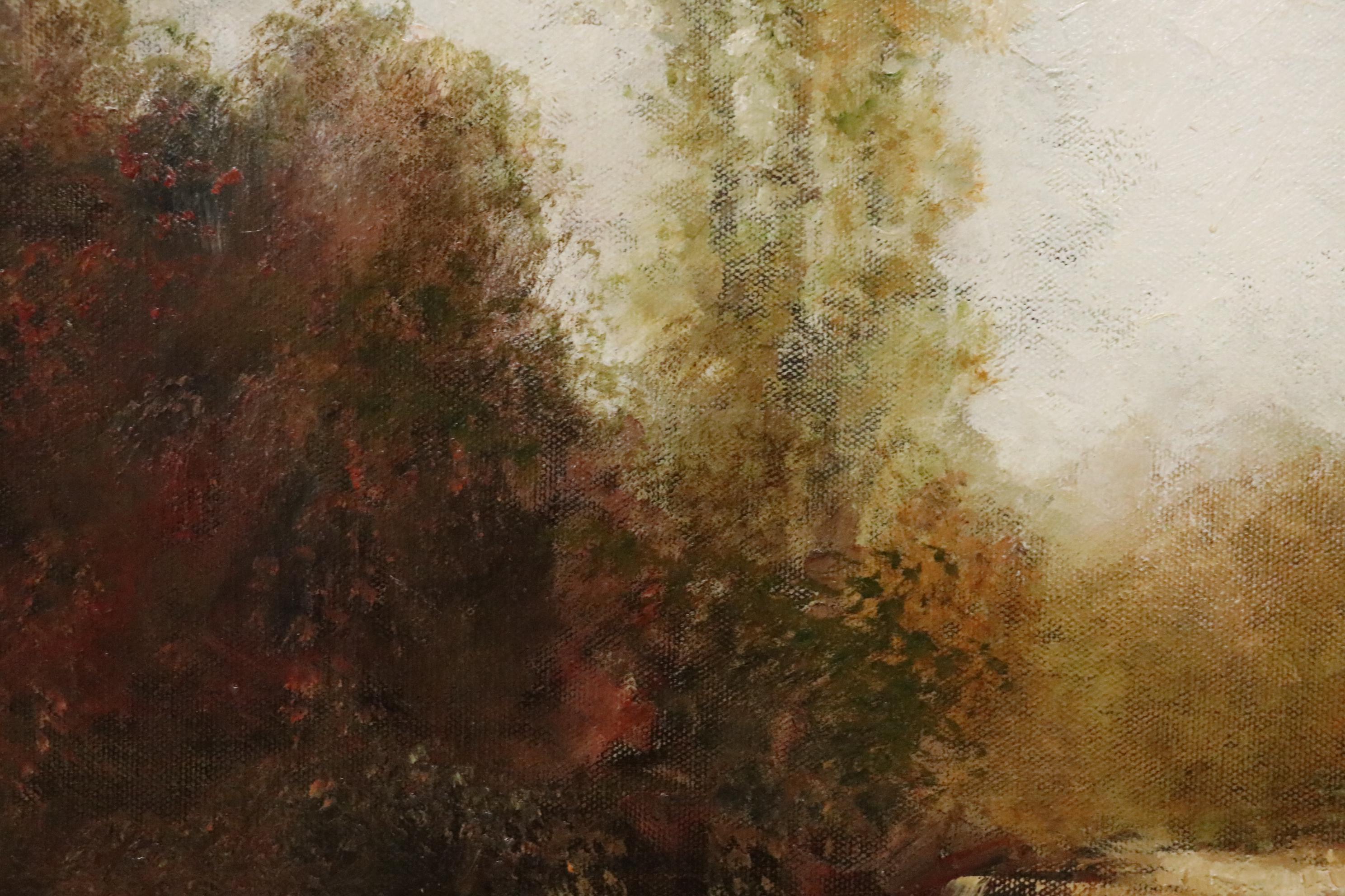 Richard Neubauer Oil Painting "Crossing Paths," 2006