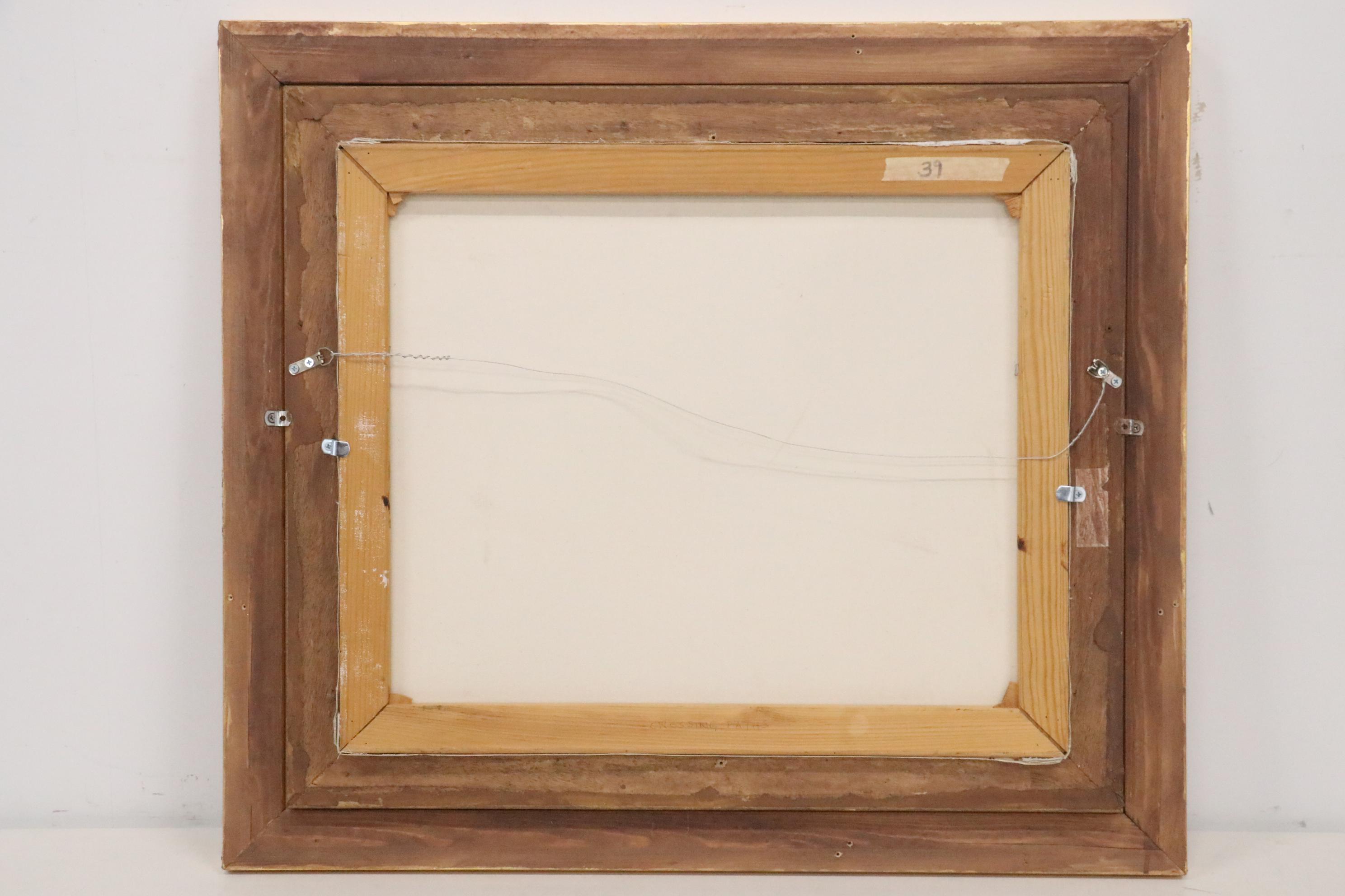 Richard Neubauer Oil Painting "Crossing Paths," 2006