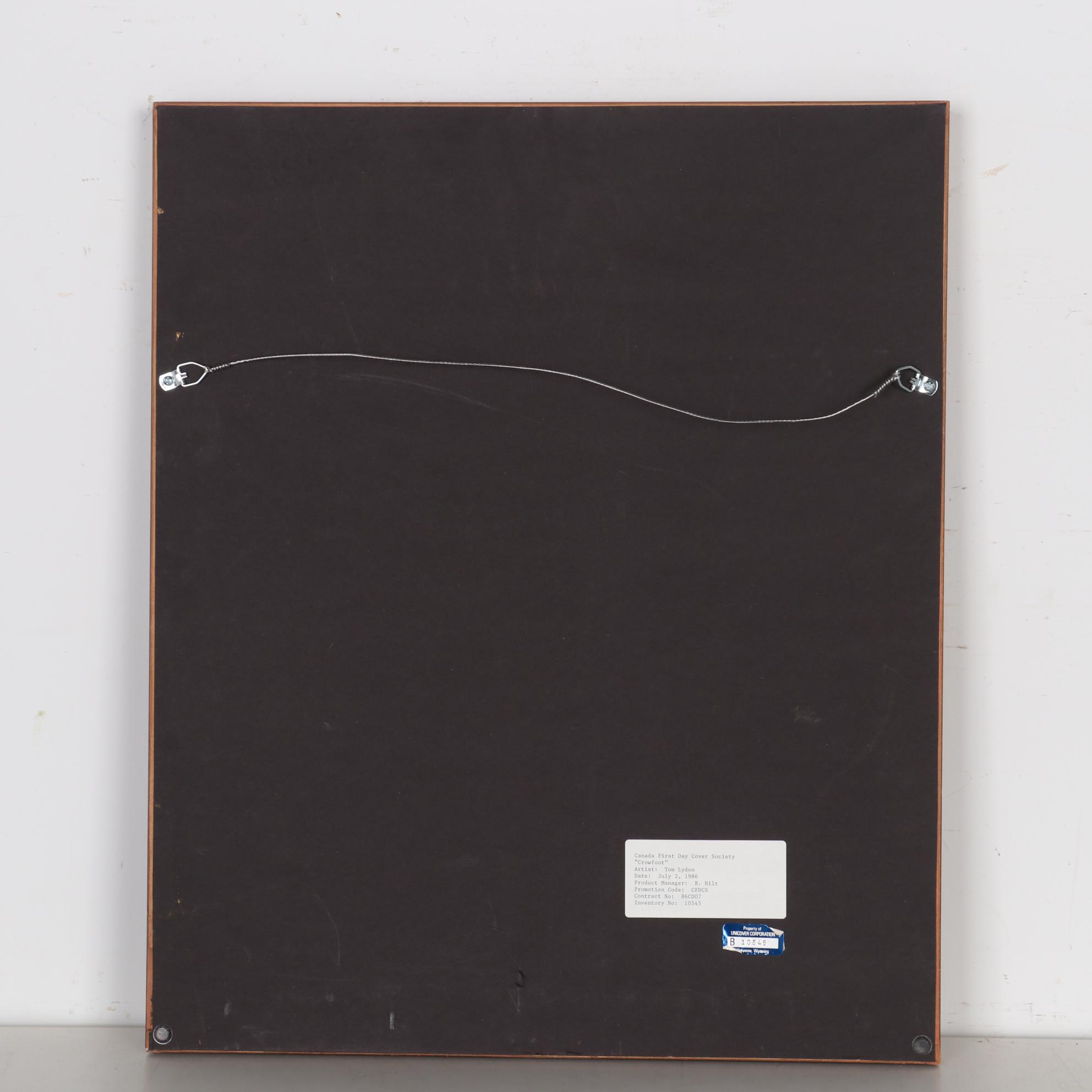 Tom Lydon Pastel Drawing "Crowfoot," circa 1986