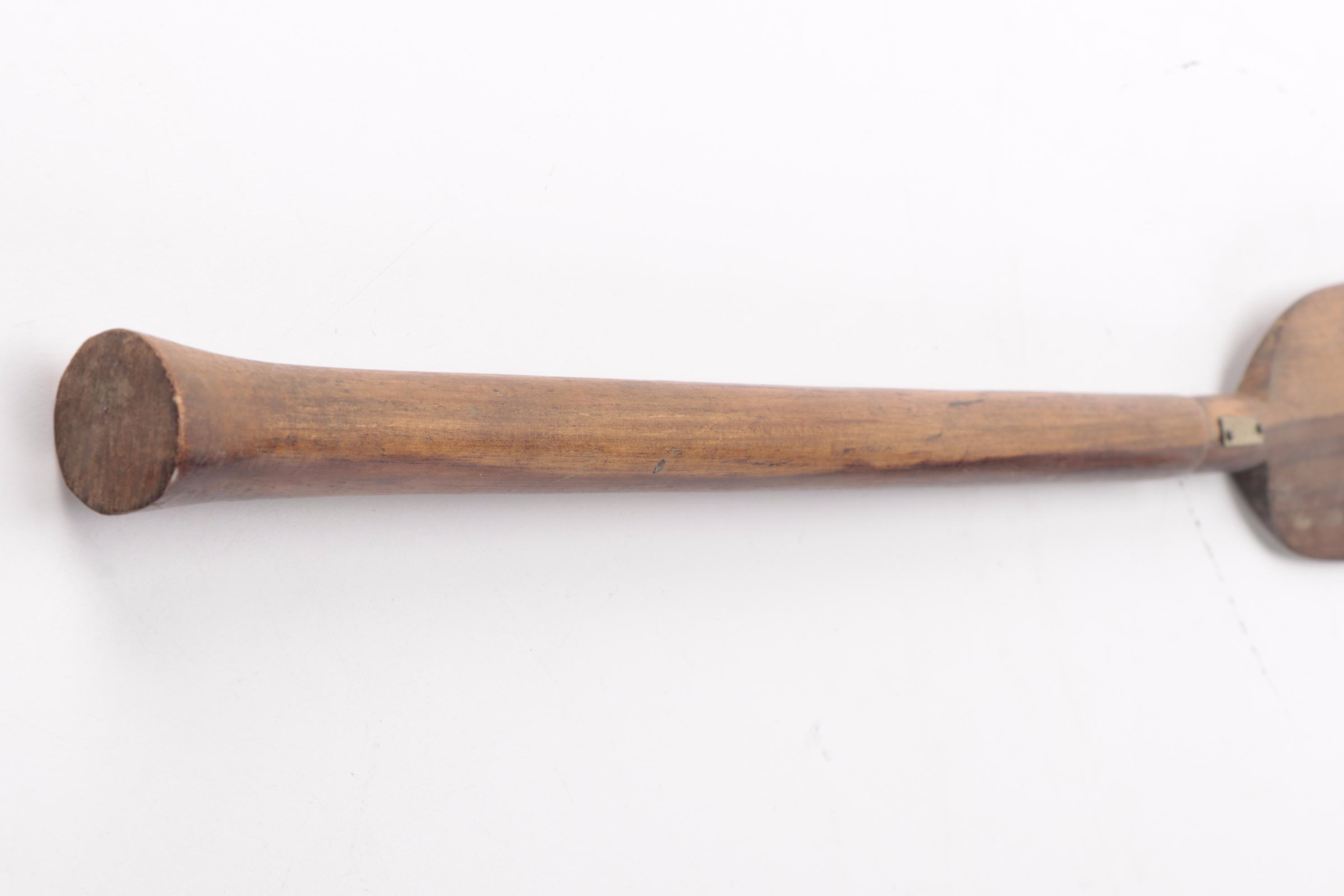 African Iklwa Short Spear and Decorative Hardwood Spear, Early/Mid 20th Century