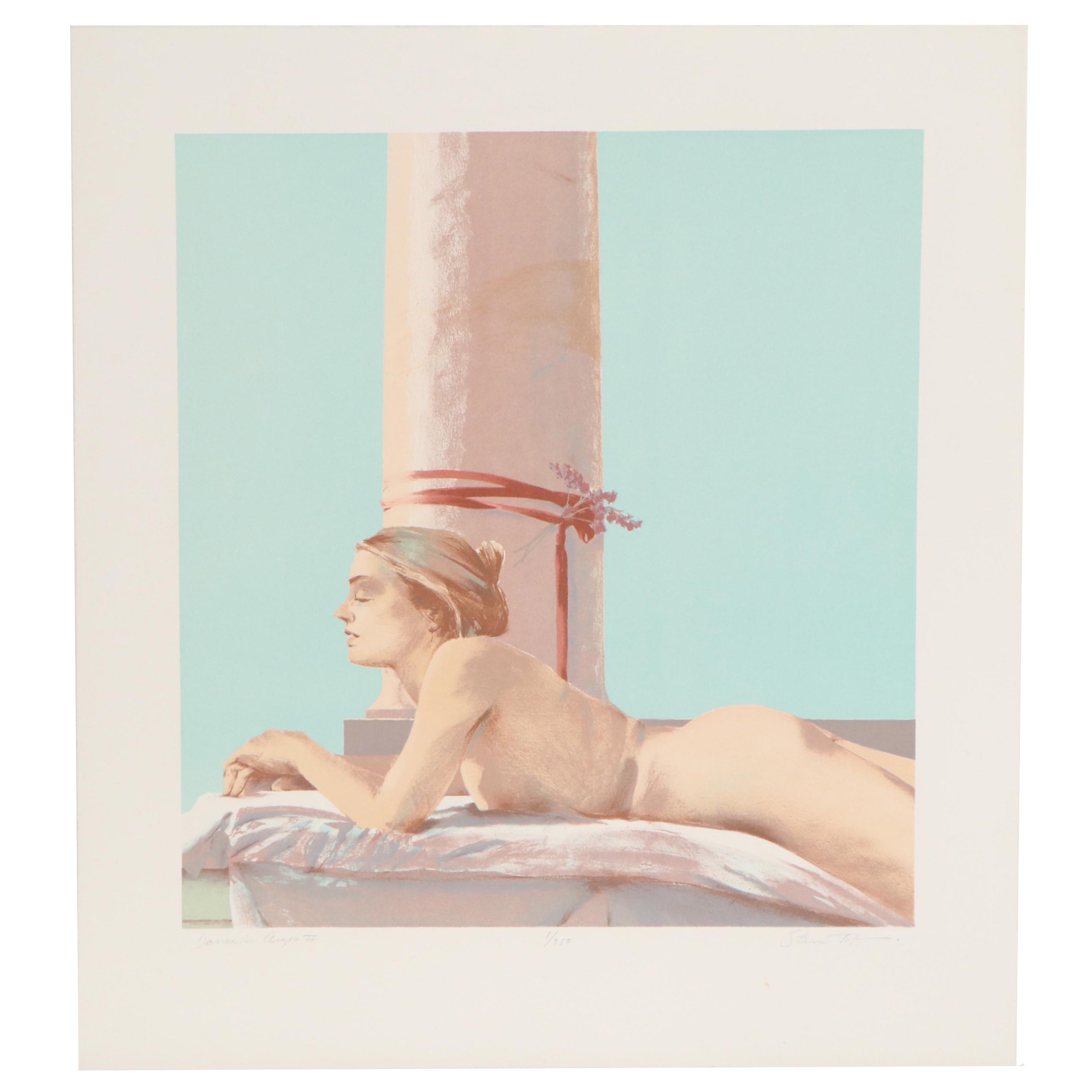 Stan Taft Lithograph "Danae in Argos II," Late 20th Century