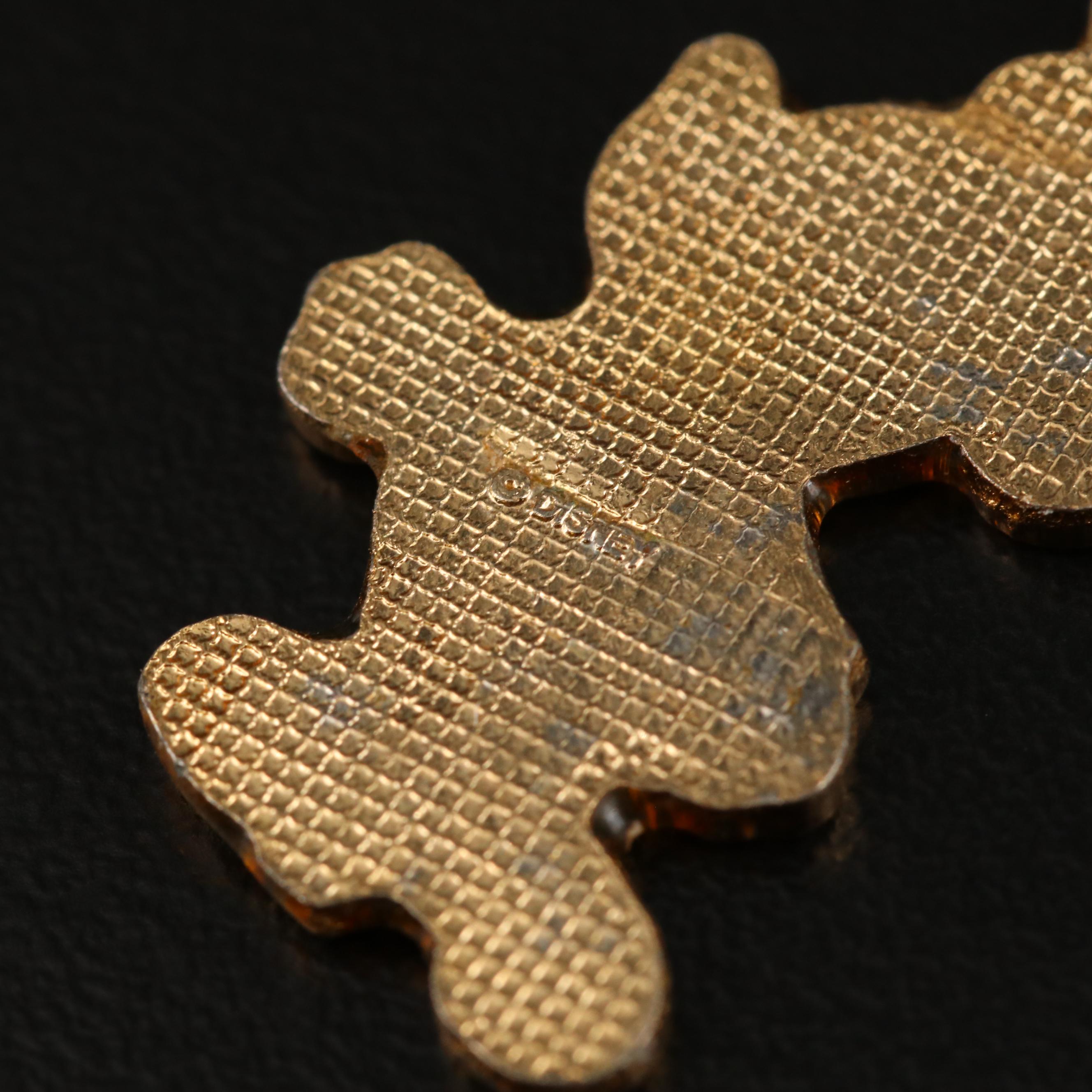 Rhinestone Pins, Charms, Brooches and Necklaces Featuring Disney