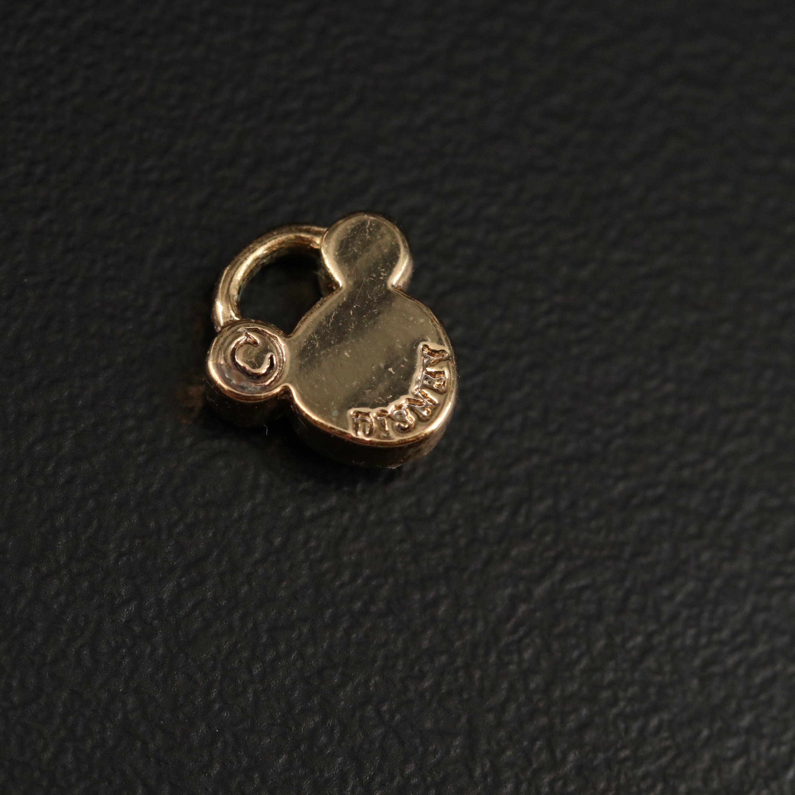 Rhinestone Pins, Charms, Brooches and Necklaces Featuring Disney