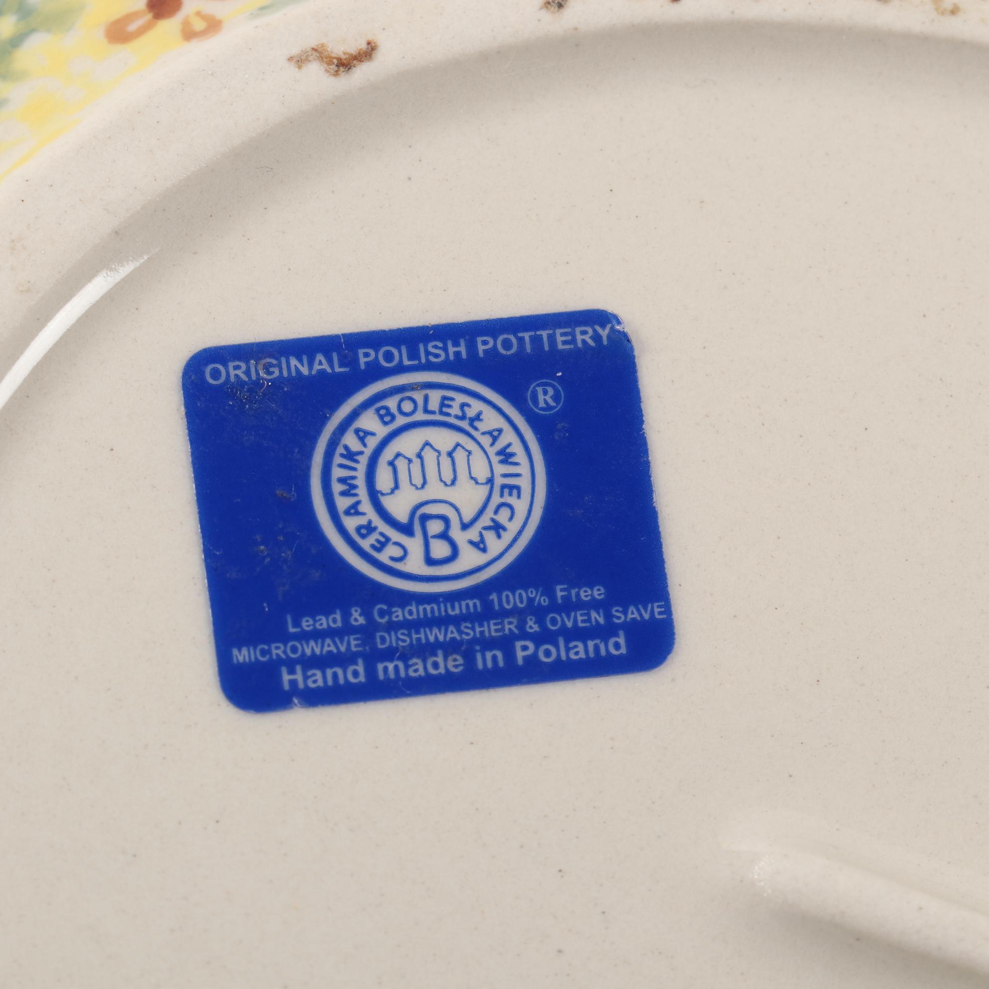 Polish Manufaktura "Sunshine Grotto" Earthenware Serveware and Table Accessories