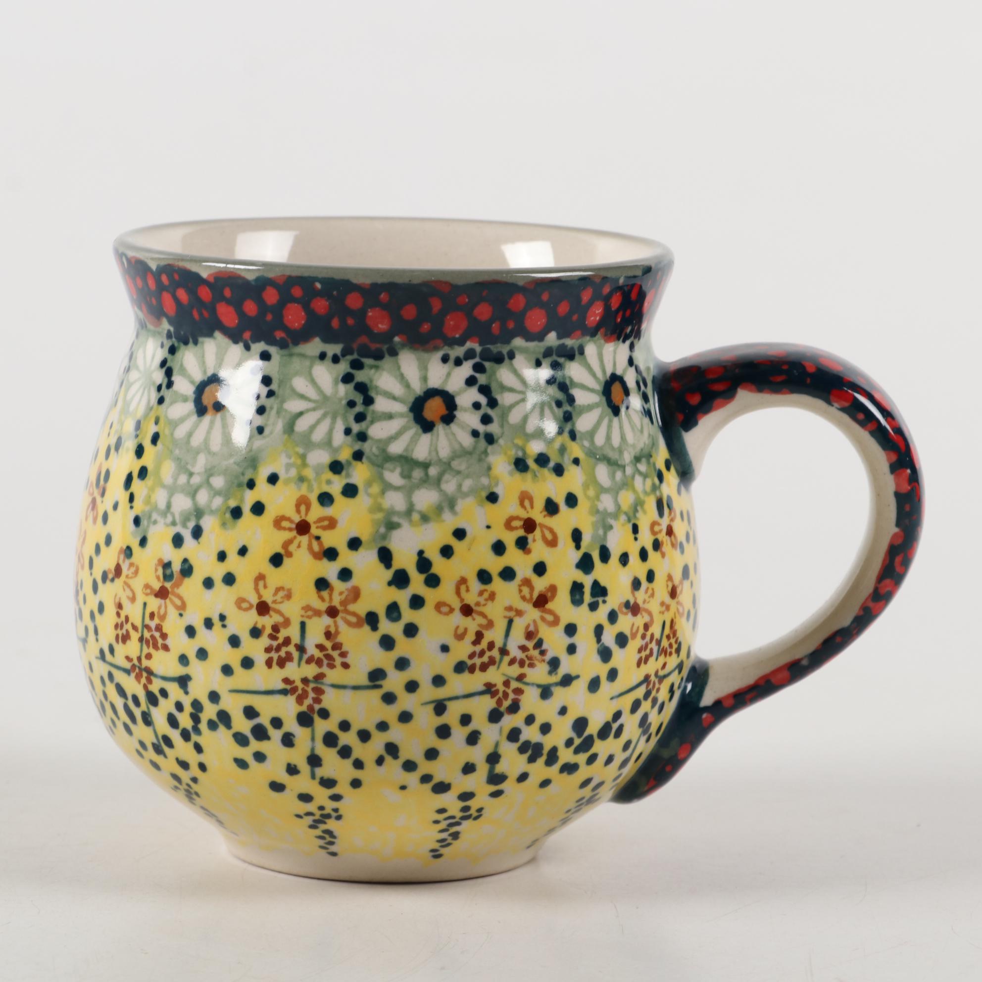 Polish Manufaktura "Sunshine Grotto" Earthenware Serveware and Table Accessories