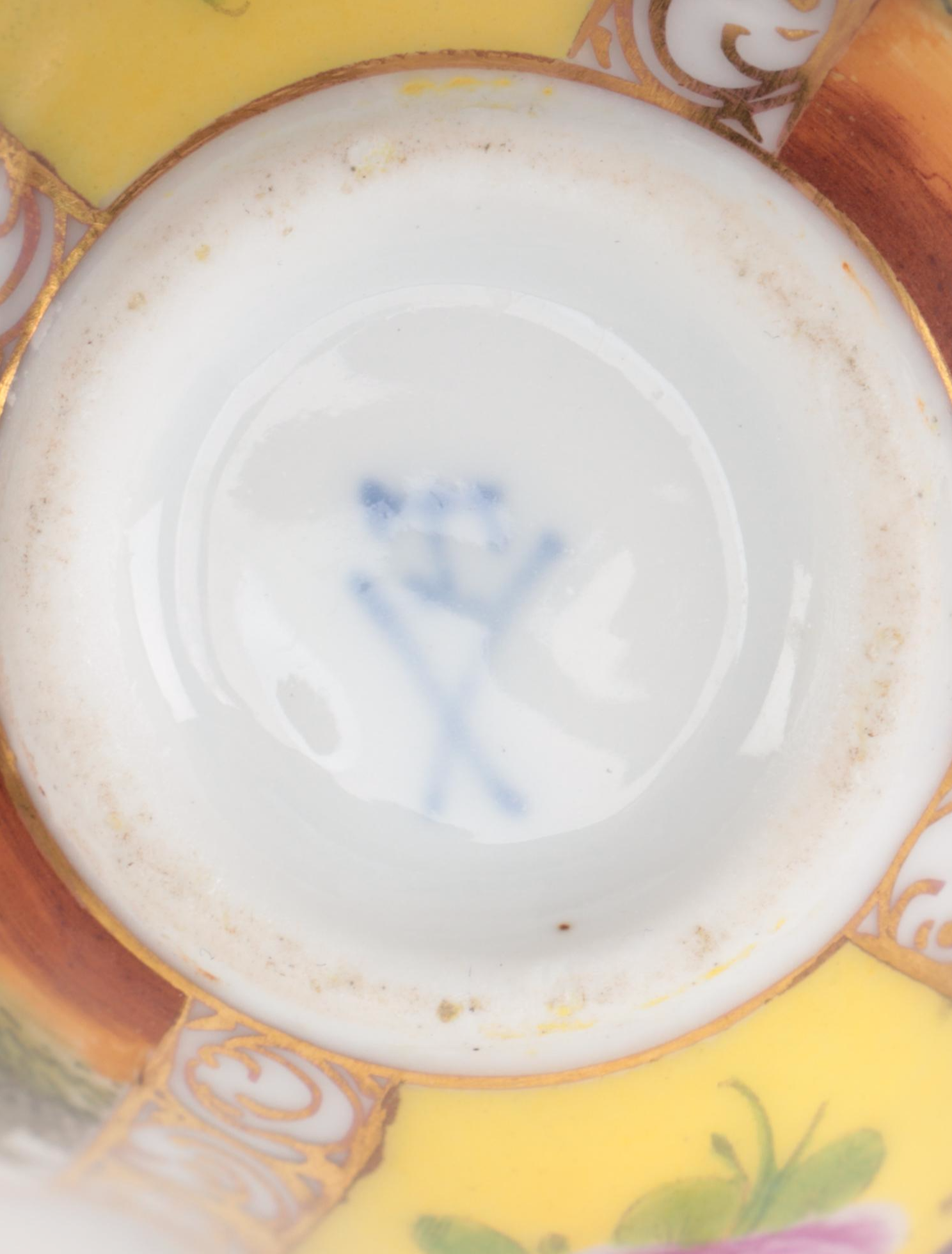 Dresden and Royal Vienna Quatrefoil and Other Demitasse and Teacups, Antique