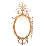 George III Giltwood and Composition Wall Mirror