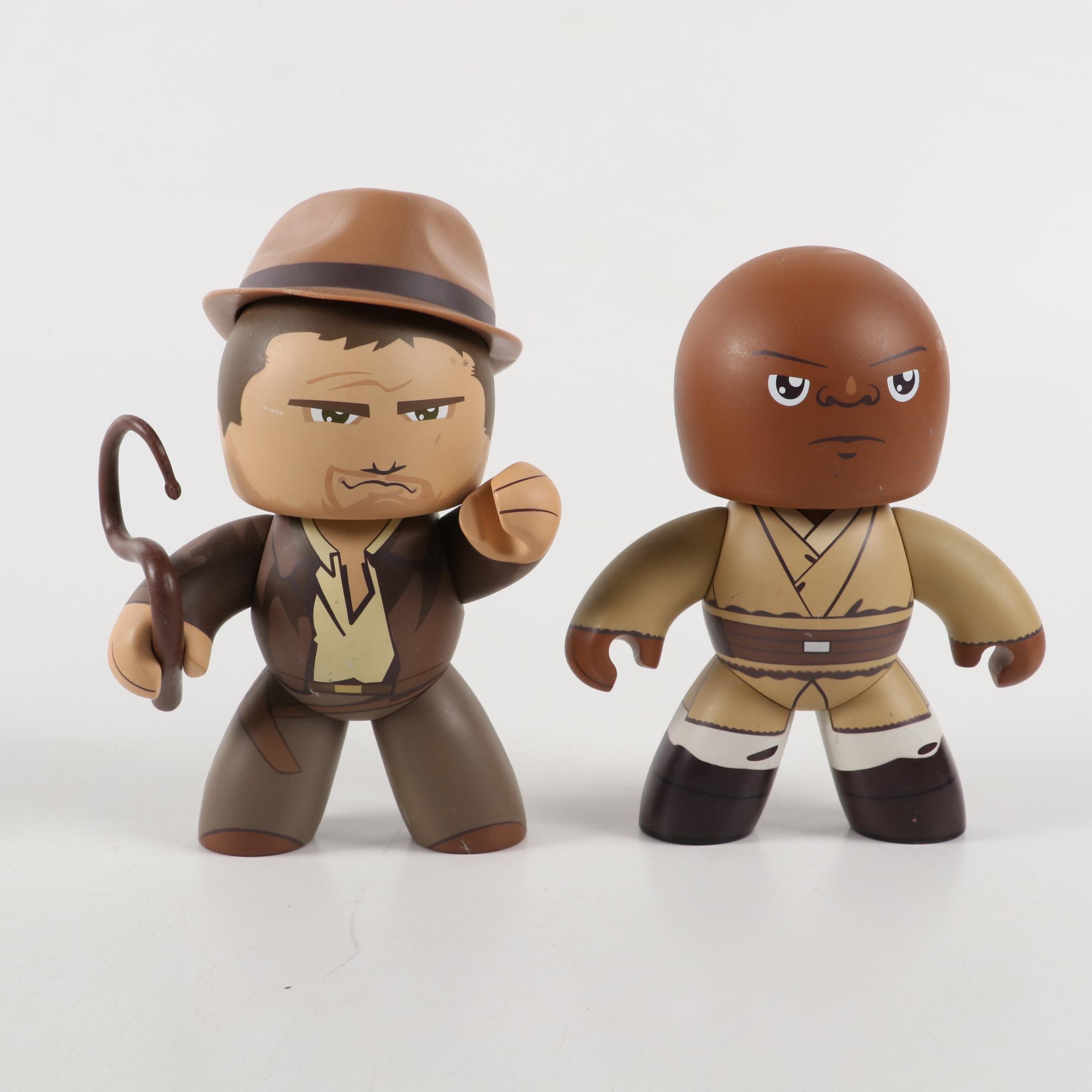 Mighty Muggs Vinyl Figures Including Indiana Jones, Wolverine and Jango Fett