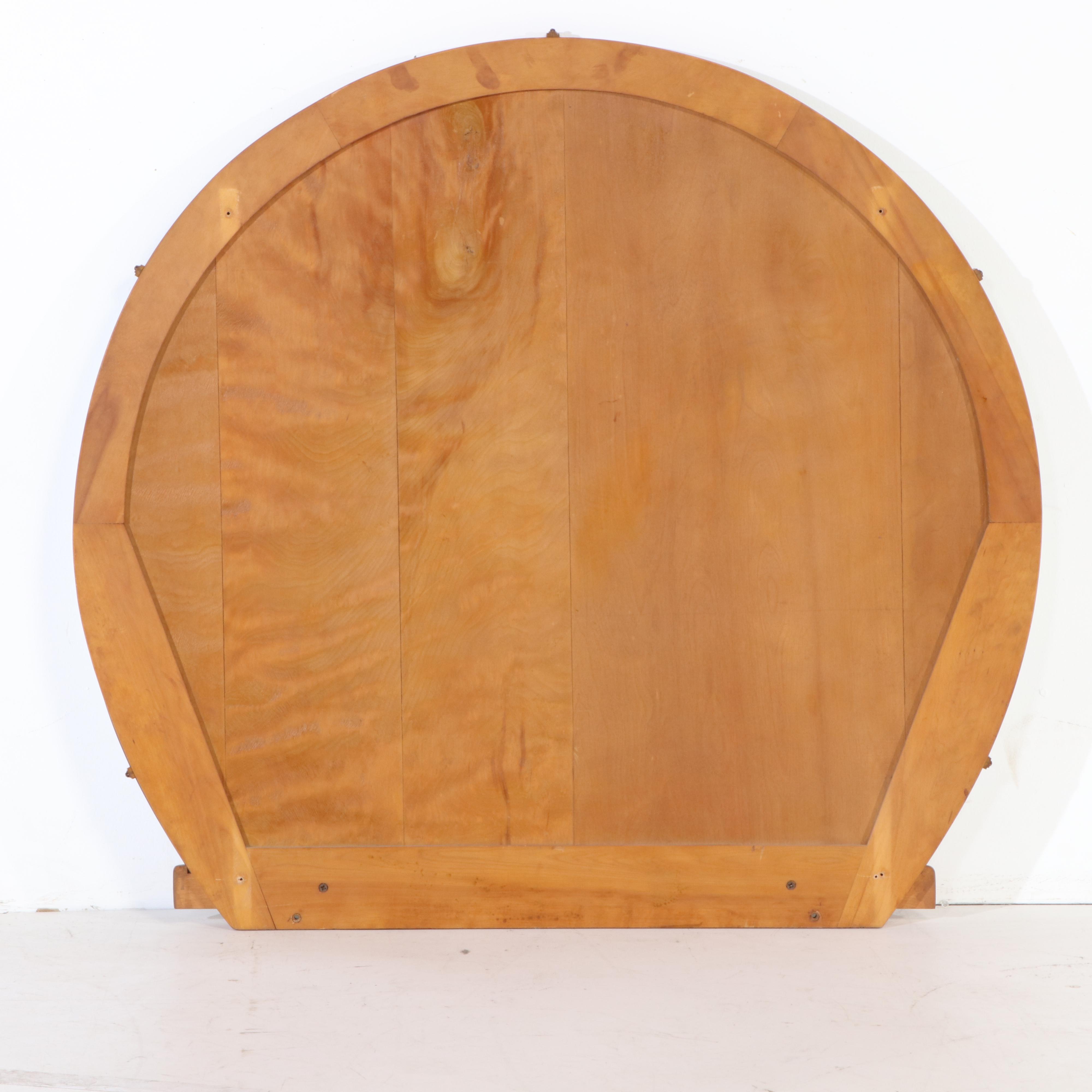 Heywood-Wakefield "Rio" Vanity and Mirror, with Velvet Tufted Stool, circa 1940