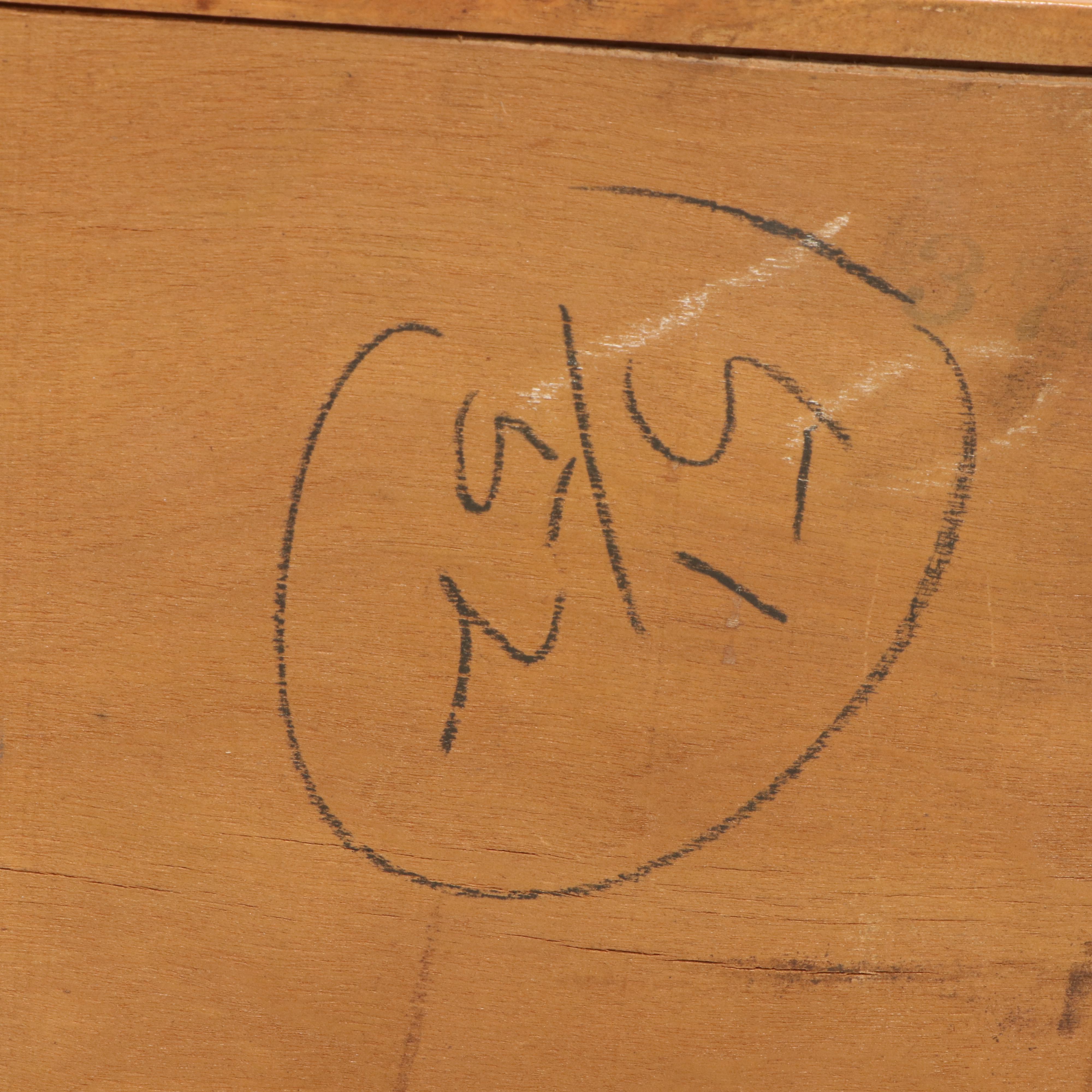 Heywood-Wakefield "Rio" Vanity and Mirror, with Velvet Tufted Stool, circa 1940