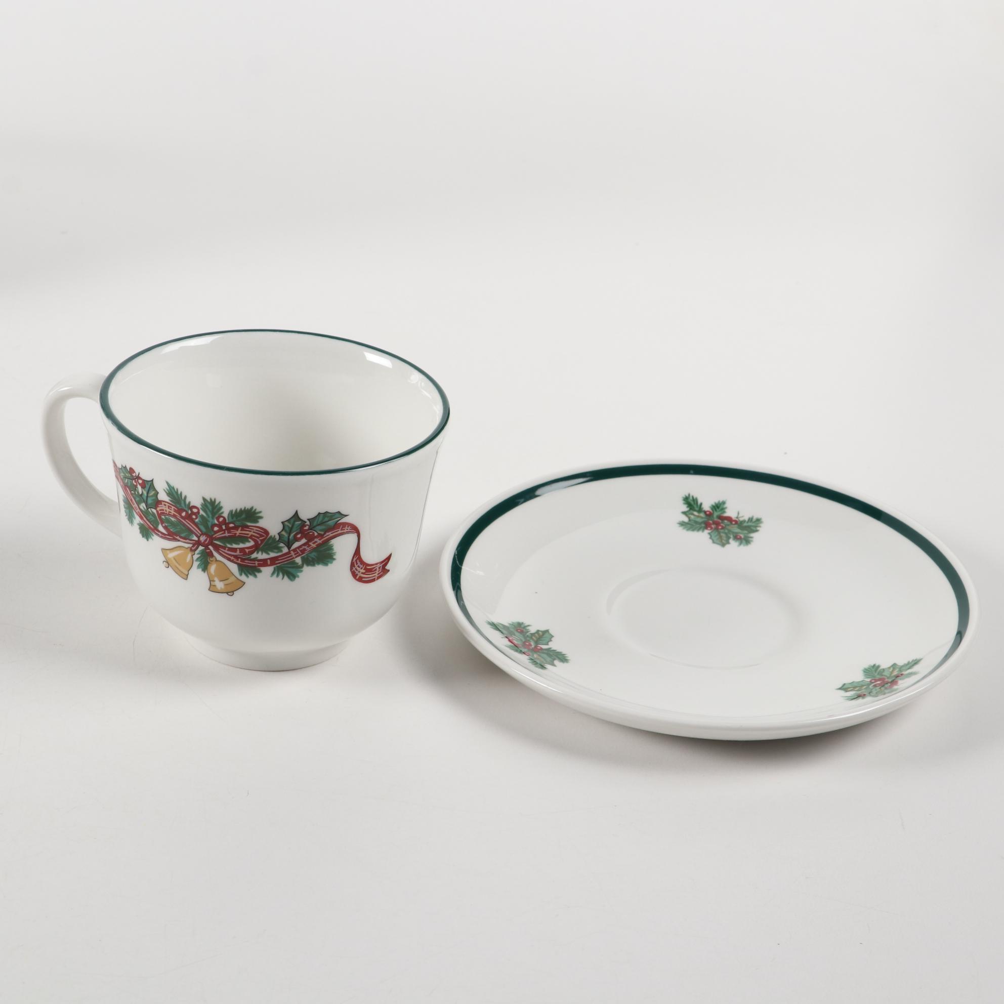 Johnson Bros. "Victorian Christmas" Dinnerware, Late 20th Century