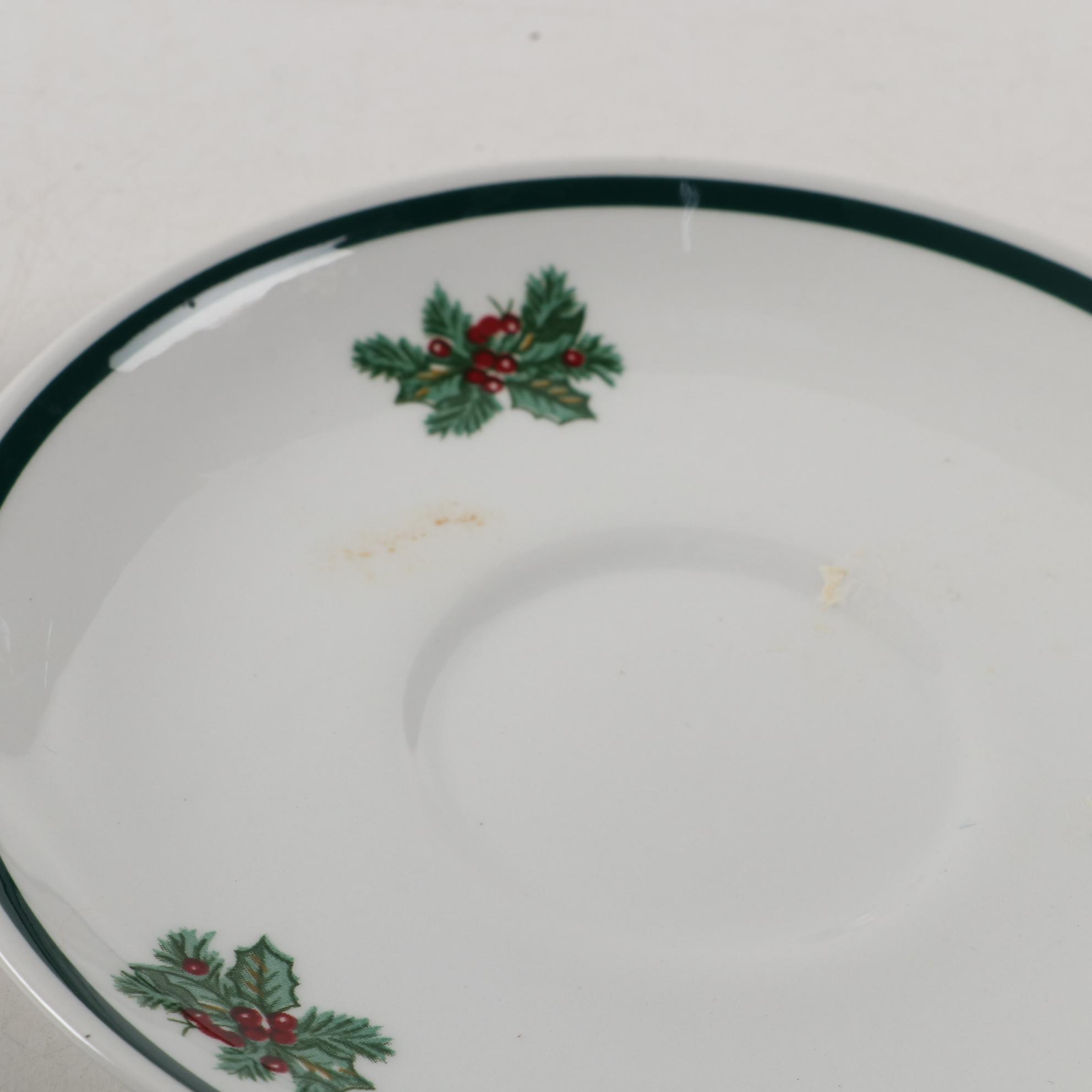 Johnson Bros. "Victorian Christmas" Dinnerware, Late 20th Century